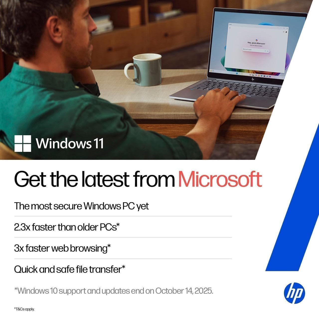 HP 14s Intel Celeron Dual Core N4500 Laptop (8GB/512GB SSD/Win 11) 14.0" HD Display, MSO 24, Black, 1.46kg, DQ3149TU Thin and Light Business Laptop - Image 8