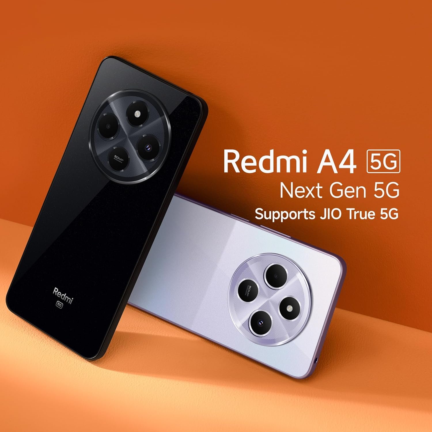 Redmi A4 5G (Sparkle Purple, 4GB RAM, 128GB Storage) | Segment Largest 6.88in 120Hz | 50MP Dual Camera | 18W Fast Charging | Charger in The Box - Image 4