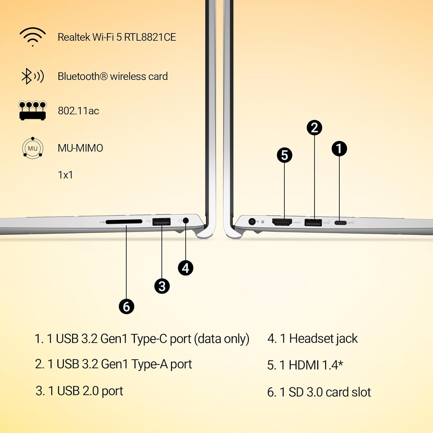 Dell 15, AMD Ryzen 7-7730U, 16GB DDR4, 512GB SSD, FHD 15.6"/39.6 cm, Windows 11, Office H&S 2024, Platinum Silver, 1.63 Kg, 120Hz 250 nits, AMD Radeon Graphics, Standard Keyboard, Thin & Light Laptop - Image 4