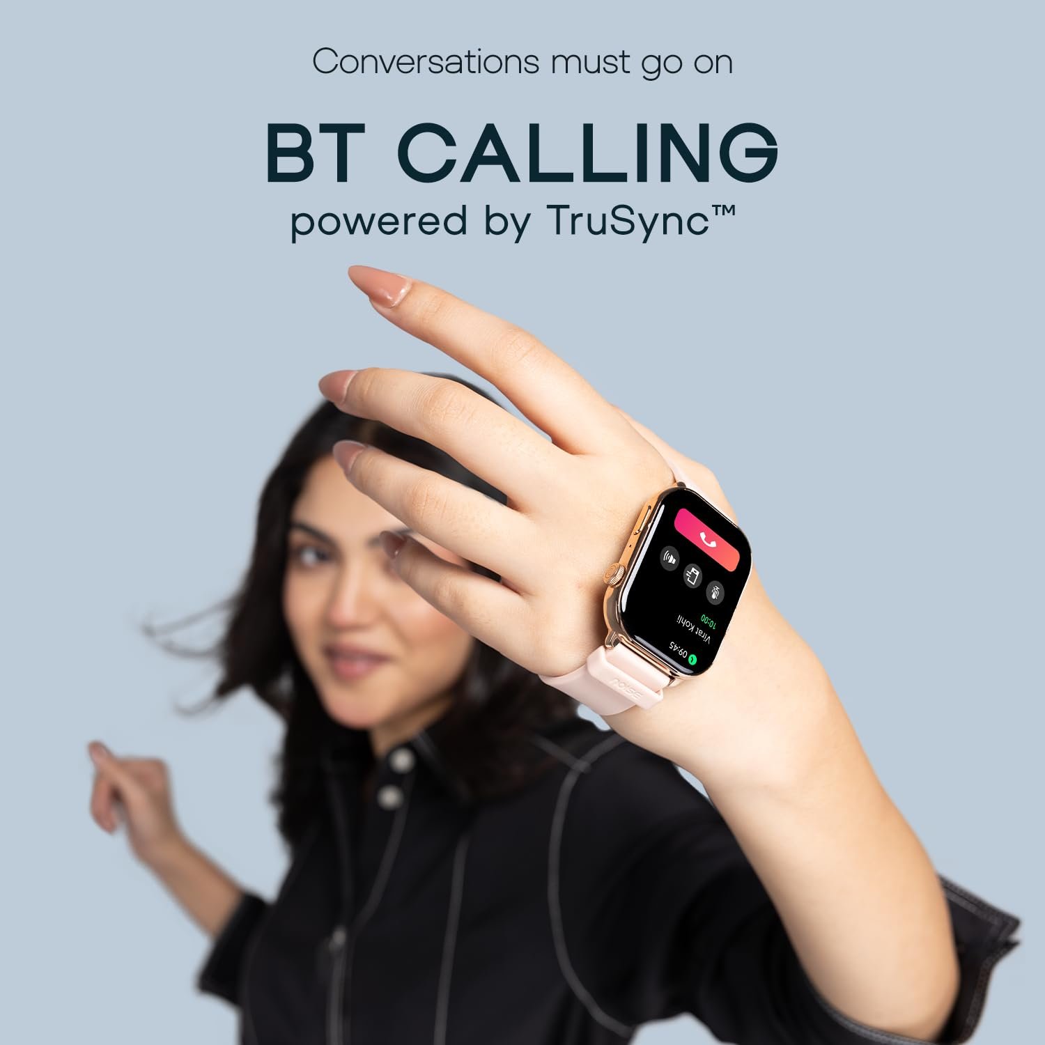 Noise Pulse 4 Max Smart Watch with AI Create (India's 1st Ever with Unlimited Watch Faces), AI Search, 1.96" AMOLED Display, Functional Crown, Premium Metallic Finish, Health Suite (Space Blue) - Image 5