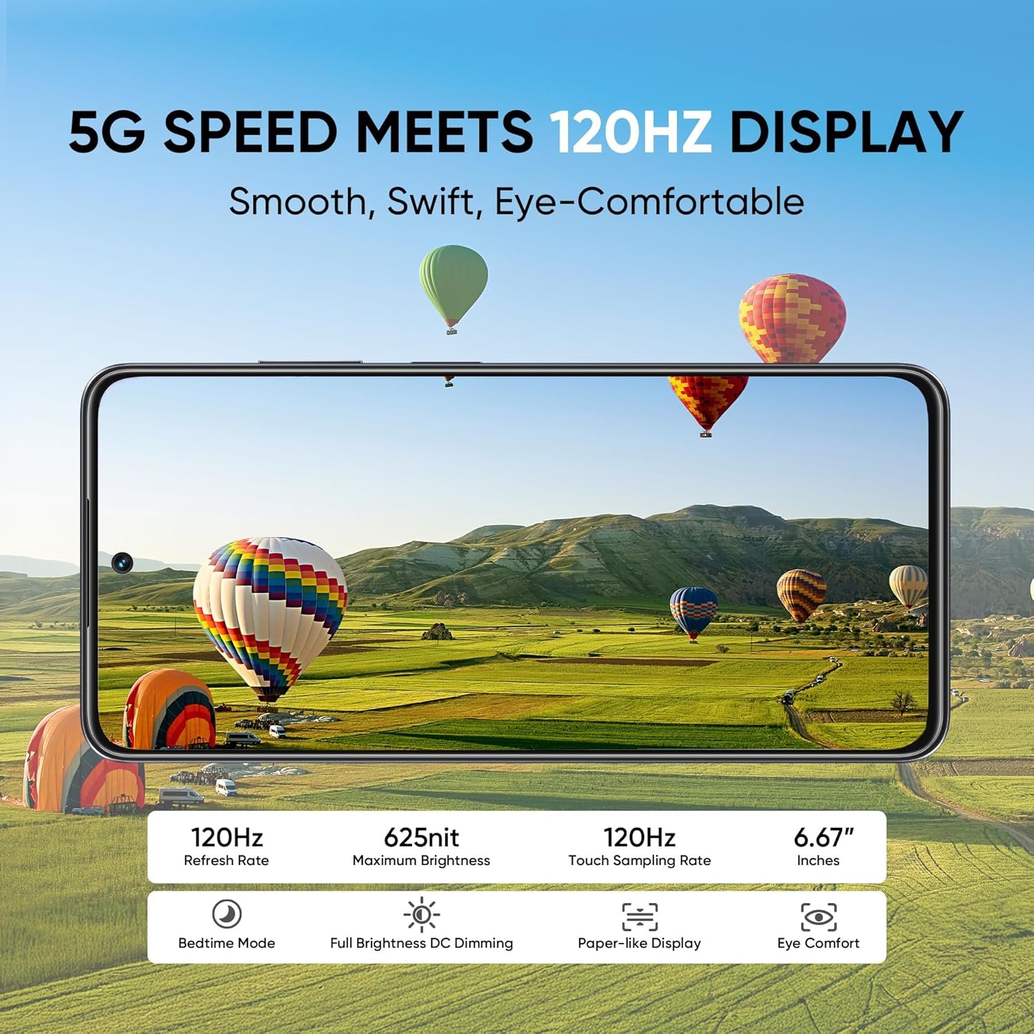 realme NARZO 80 Lite 5G (Onyx Black, 6GB+128GB) | 6000mAh Long-Lasting Battery | MediaTek Dimensity 6300 5G | AI Assist | IP64 Rated Water & Dust Resistance | Military-Grade Durability - Image 3