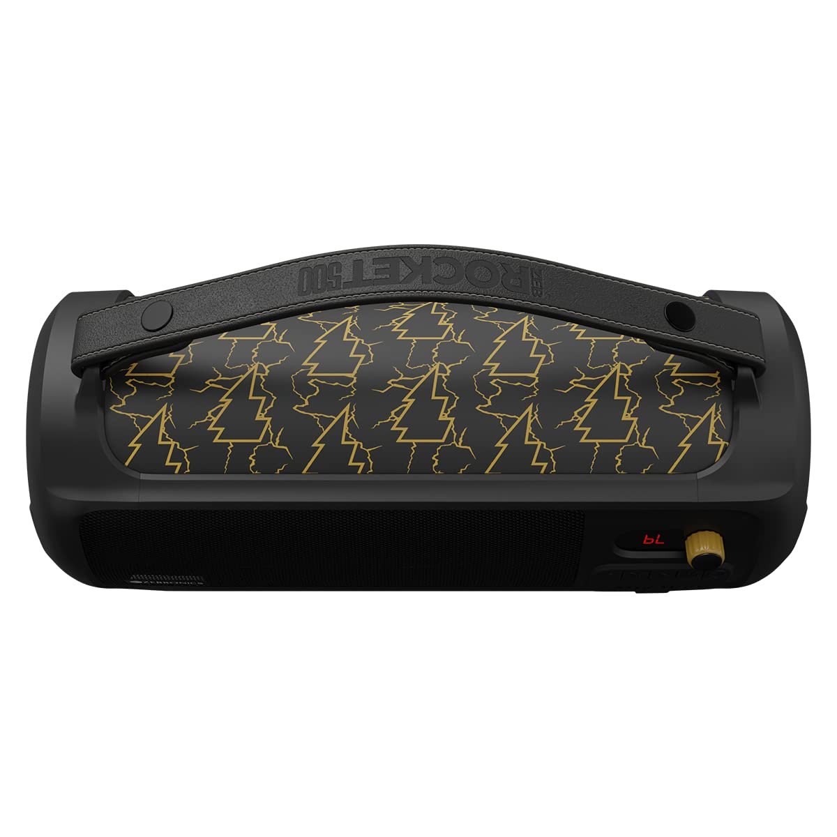 ZEBRONICS DC Black ADAM Edition Rocket 500 Bluetooth 5.0 Portable Speaker 20W RMS, TWS, 10 Hour Backup, Built-in Rechargeable Battery, RGB Lights, Detachable Handle, Wired mic Port & Type C - Image 4