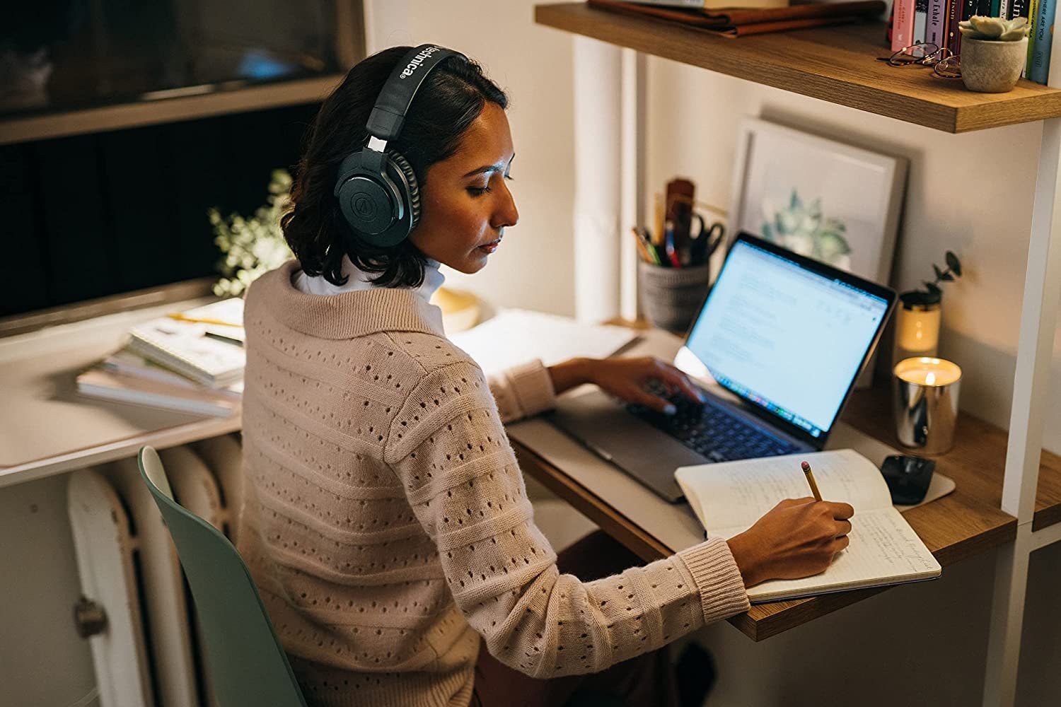 Audio-Technica Ath-M20Xbt Wireless Over-Ear Headphones, Bluetooth 5.0, 60-Hour Battery Life, 40 mm Drivers, Hi-Fi Sound, Built-in Mic, AAC/SBC Codec Support (Black) - Image 12