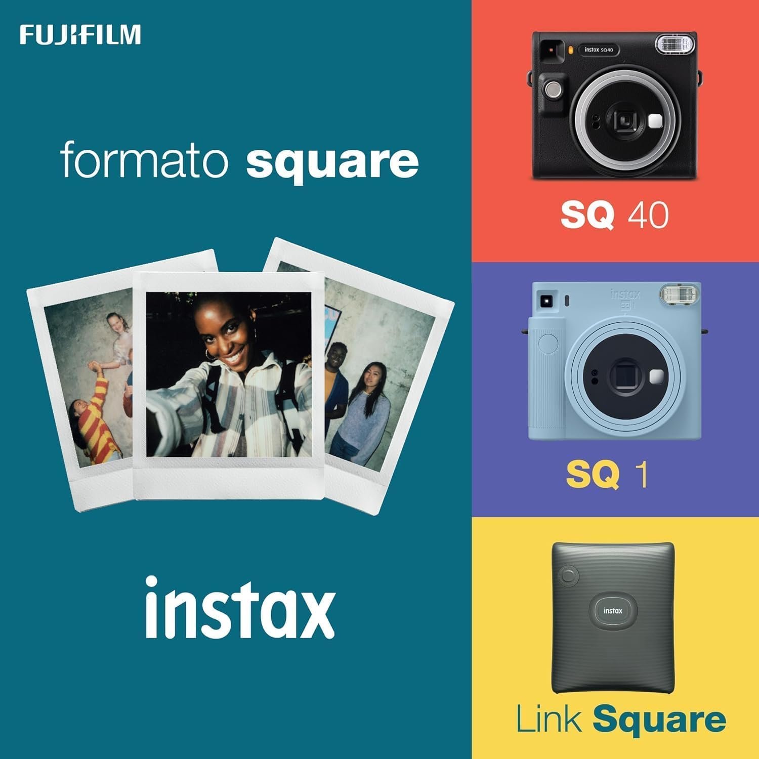 Fujifilm Instax Square SQ1 Camera - Glacier Blue - Image 3