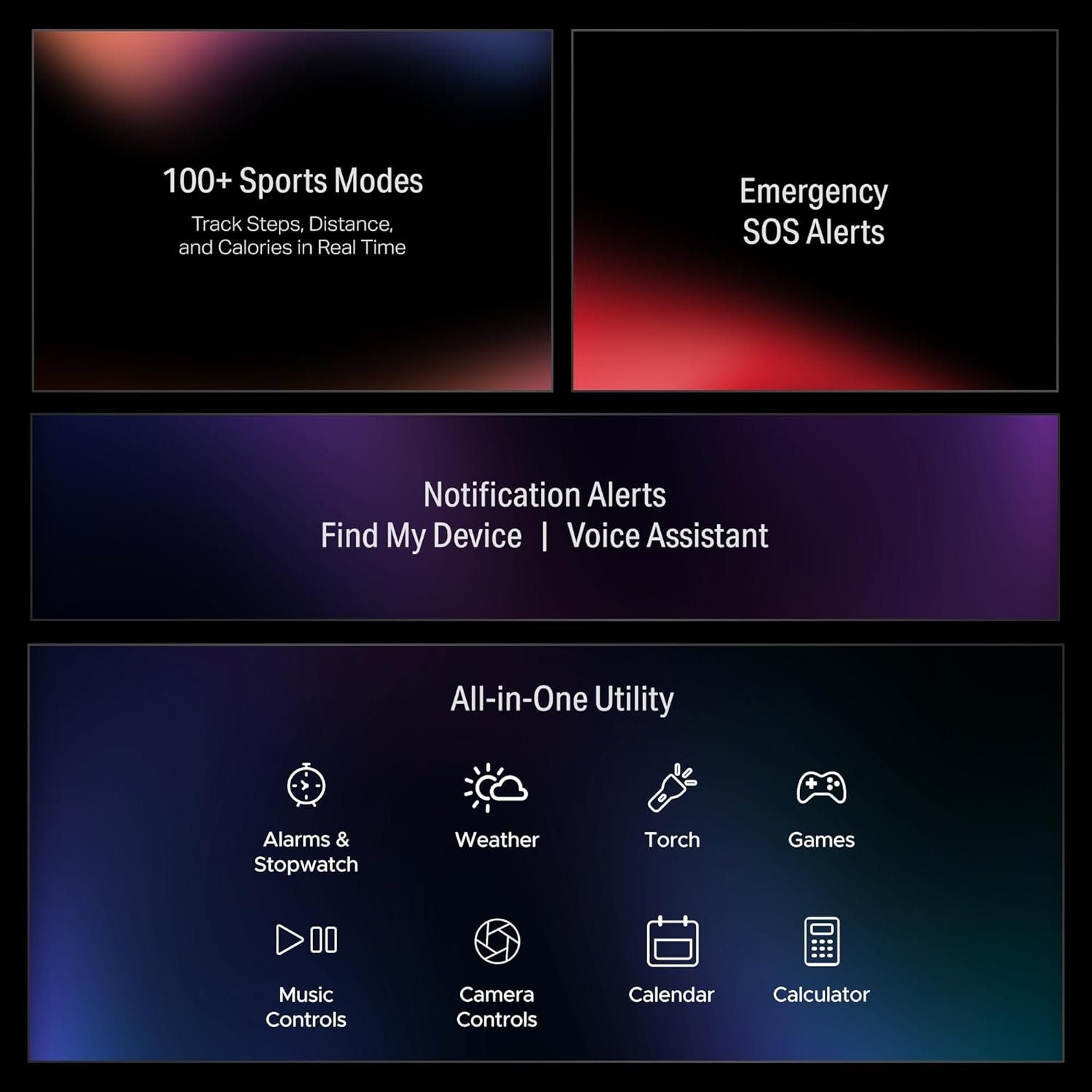 boAt New Launch Storm Infinity w/15 Days Extensive Battery fueled by Huge 550mAh Battery, Fast Charge, 1.83”(4.65cm)HD Display, Functional Crown, BT Calling, Smart watch for Men & Women (Active Black) - Image 9