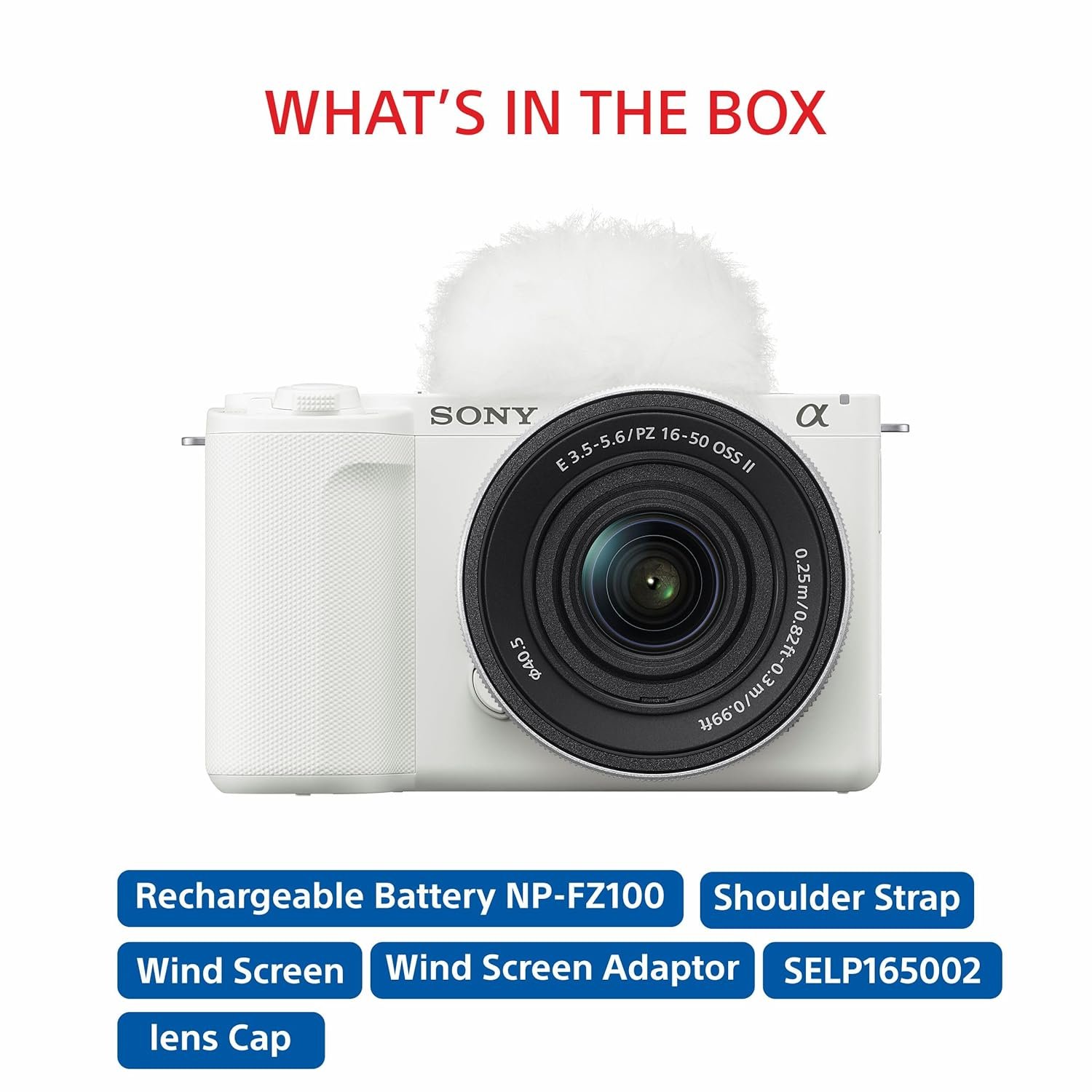 Sony Alpha ZV-E10M2K 26 MP Interchangeable Lens Mirrorless Vlog Camera for Creators (16-50mm Power Zoom Lens) | APS-C Sensor | 4K 60p with 10bit 4:2:2 Recording - (White) - Image 8