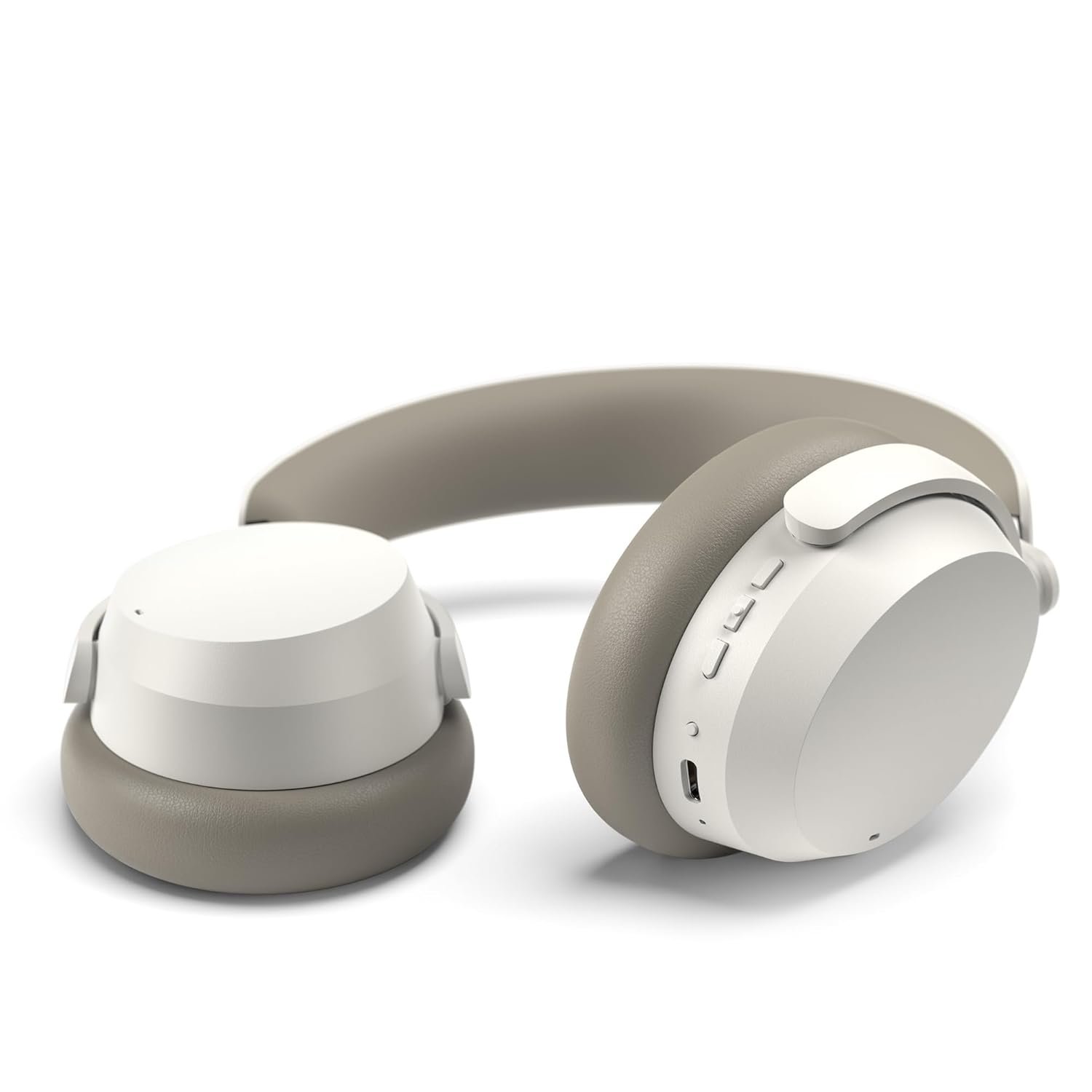 Sennheiser ACCENTUM Wireless Over Ear Headphones, German Design, Hybrid ANC, 50H Battery, Multipoint Connectivity, Crystal Clear Calls, 10 Min Quick Charge = 5Hr Playback, 2Y Warranty, White - Image 3