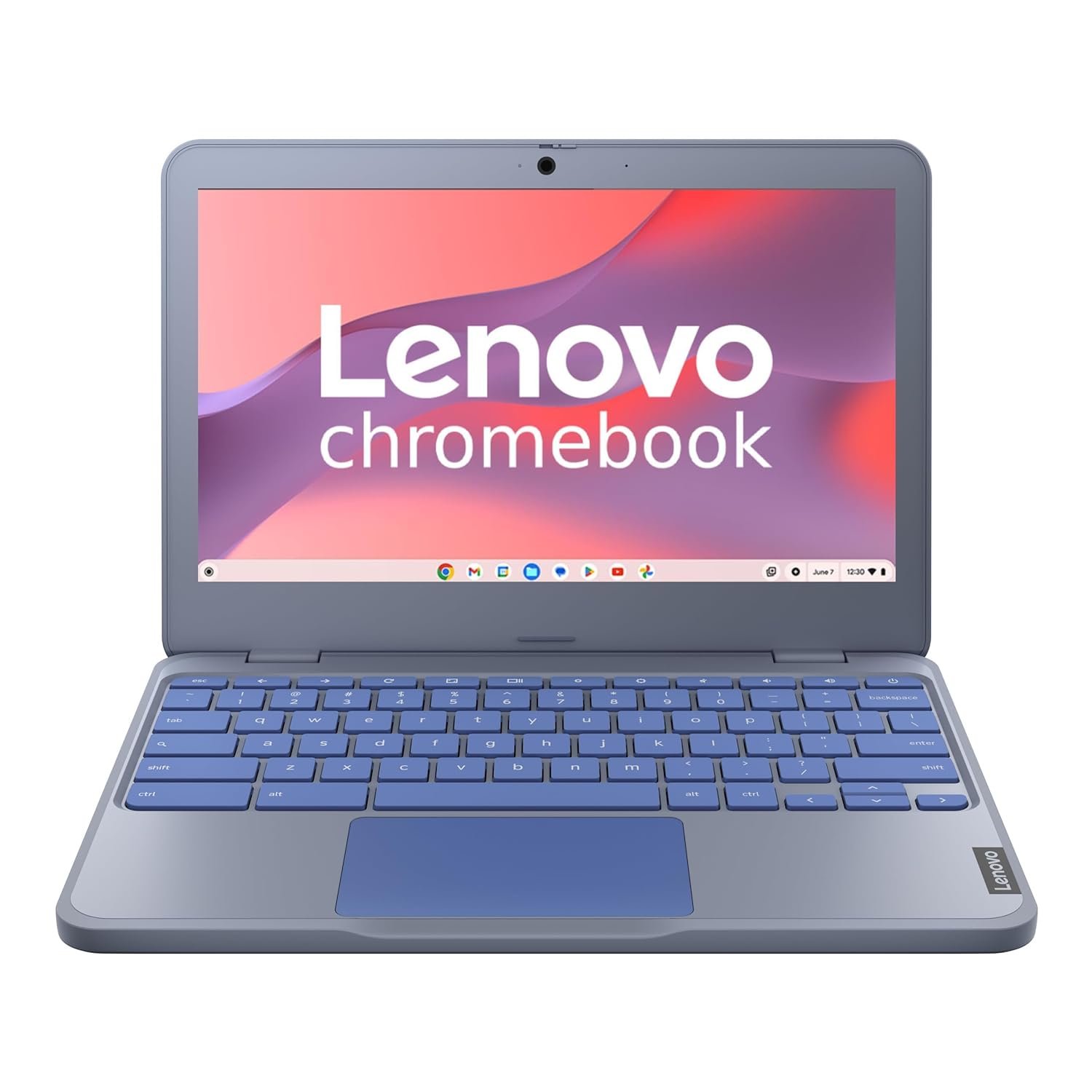 Lenovo {SmartChoice)Chromebook Intel Celeron N4500 (4GB RAM/64GB eMMC 5.1/11.6 Inch (29.46cm)/HD Display/2Wx2 Stereo Speakers/HD Camera/Chrome OS/Blue/1.21Kg), 82UY0014HA - Image 4
