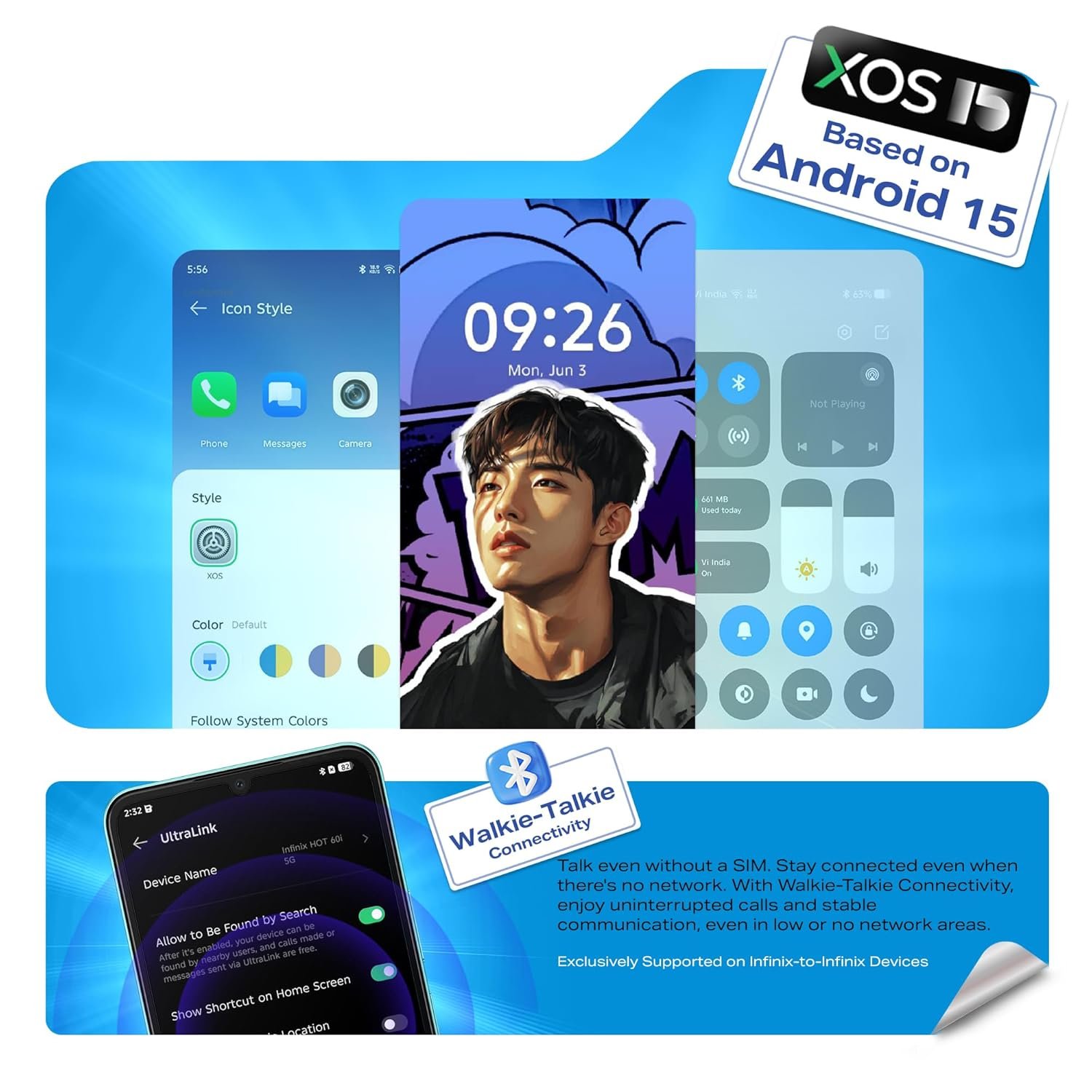 Infinix HOT 60i 5G (Sleek Black, 4GB RAM, 128GB Storage) | True 5G (Works On Jio, Vi, Airtel)|6000mAh Biggest Battery|Most Advanced Infinix AI- AI Eraser, Circle to Search - Image 16