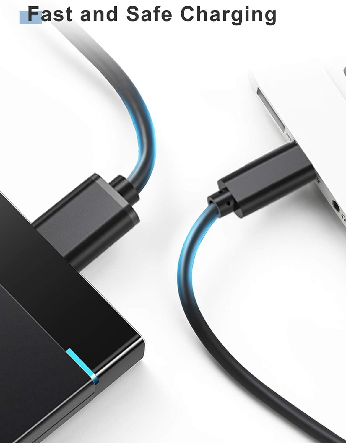 rts Type C USB C Micro B External Hard Disk Drive Hdd Wire 3.1 USB Cable Compatible With iPhone 15 Plus/15 Pro Max, Seagate/WD/Samsung, Toshiba/Maxtor/Lacie/Macbook Pro Air Black (3FT/1Meter) - Image 9