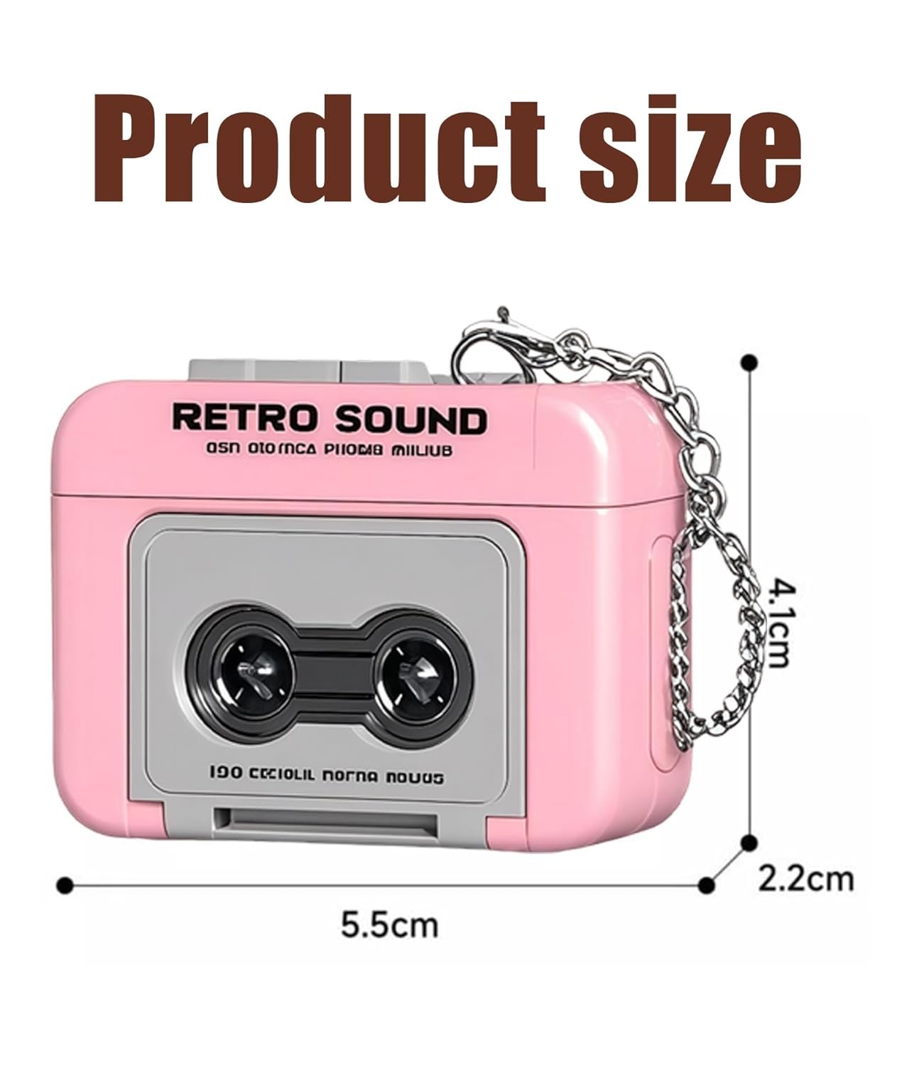 Vintage Keychain, Mini Camera Keychain, Camera Pink Retro Design with Functional Button, Collectible Miniature Photography Accessory - Image 8