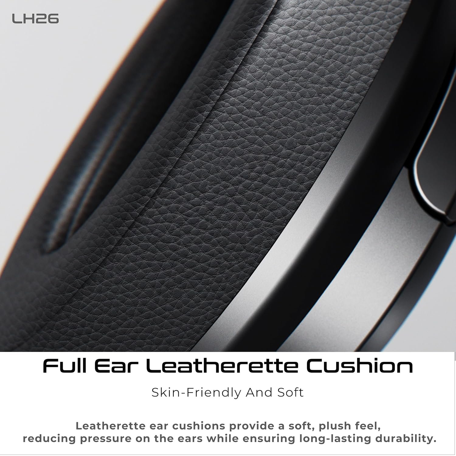 Lenyes LH26 Wireless Bluetooth Headphones | Over-Ear Headset with Mic | 40mm Drivers | ANC | Bluetooth 5.4 | 31H Playtime | Type-C Fast Charging | Foldable Design | AUX-in | App Control | Travel Case - Image 7