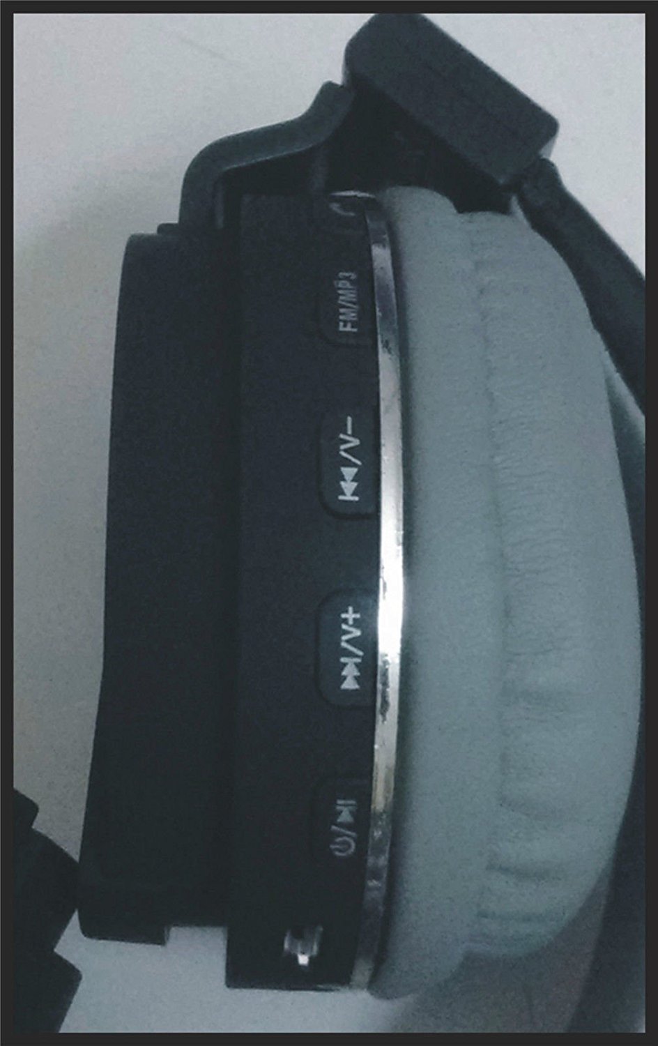 PremiumAV SH12 Wireless Bluetooth Over The Ear Headphone with Mic (Black) - Image 3