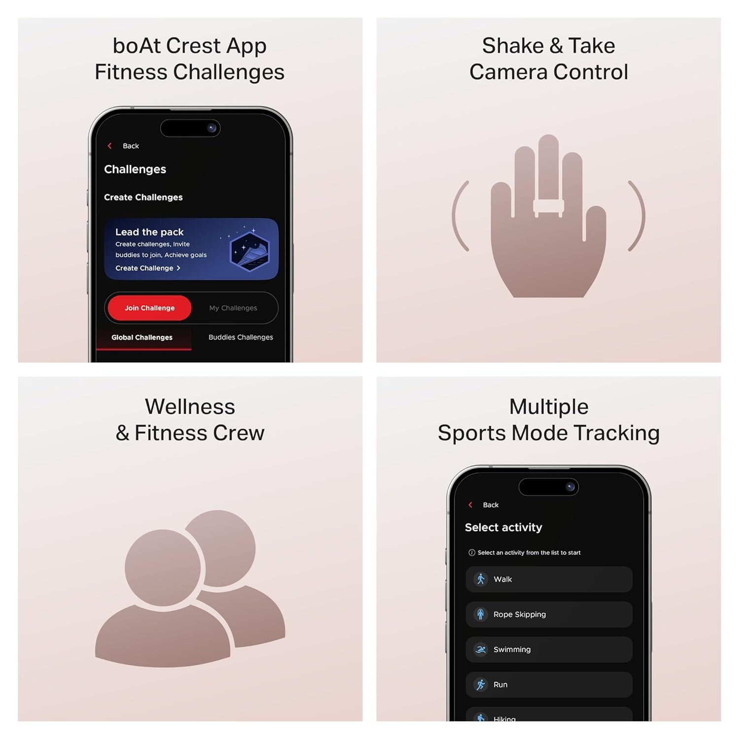 boAt New Launch SmartRing Active Plus, Auto Heart Rate, Sleep, SpO2, Stress & Skin Temperature Monitor, Stainless-Steel Build, Lightweight, 30-Days Battery, Magnetic Charging Case(9, Midnight Black) - Image 4