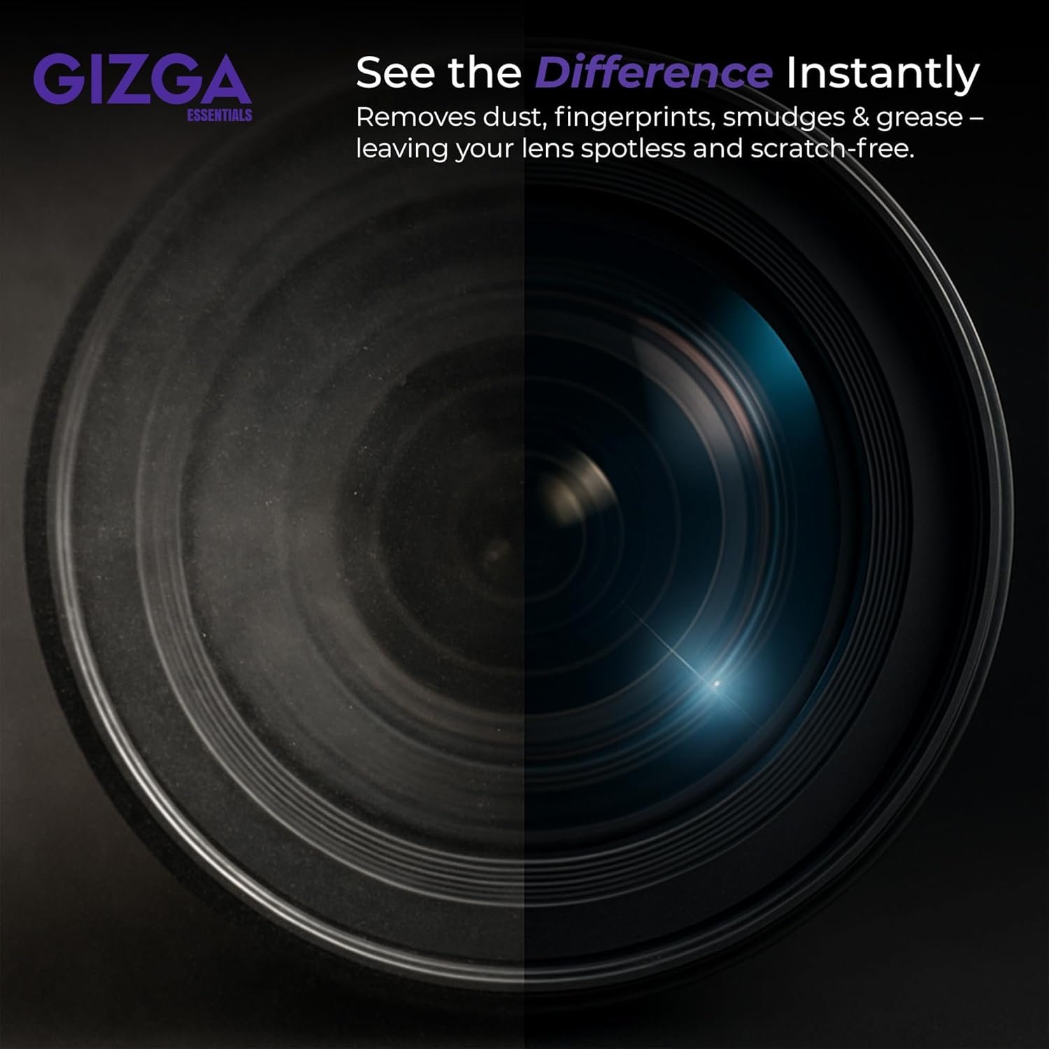 Gizga Pro Series 6-in-1 Cleaning KIT - 30ml Cleaning Spray, Air Blower, 50-Lens Tissues, 5 Sensor Swabs, Brush, Microfiber Cloth for Laptop, PC, Binocular, DSLR Camera Lens, Smartphone, Tablet - Image 3