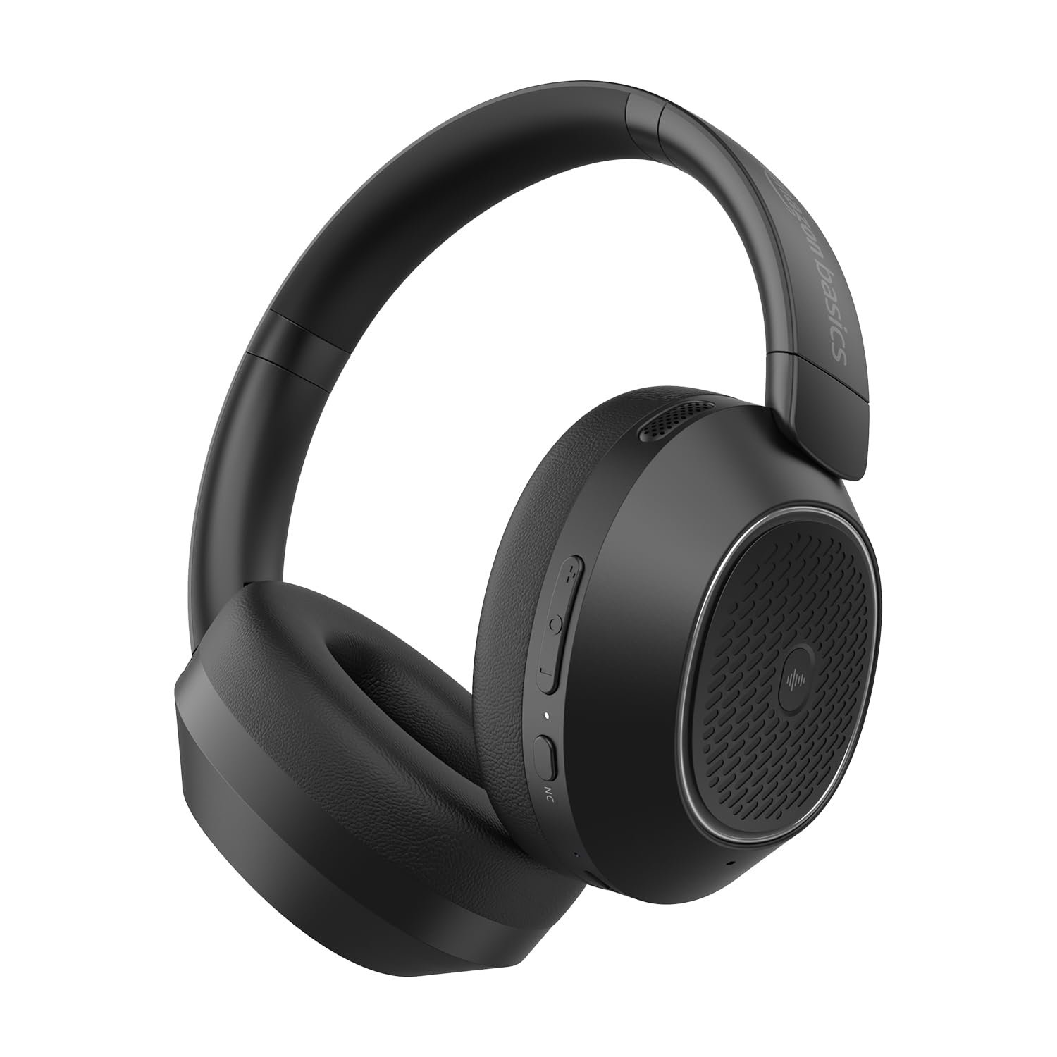Amazon Basics Pro Series ANC Over Ear Wireless Headphones, Hybrid ANC (Up to 38 dB), Bluetooth 5.3, 28 Hr Playtime, Noise Cancelling with Mic, 40mm Drivers, Ergonomic Foldable Design, Black - Image 2