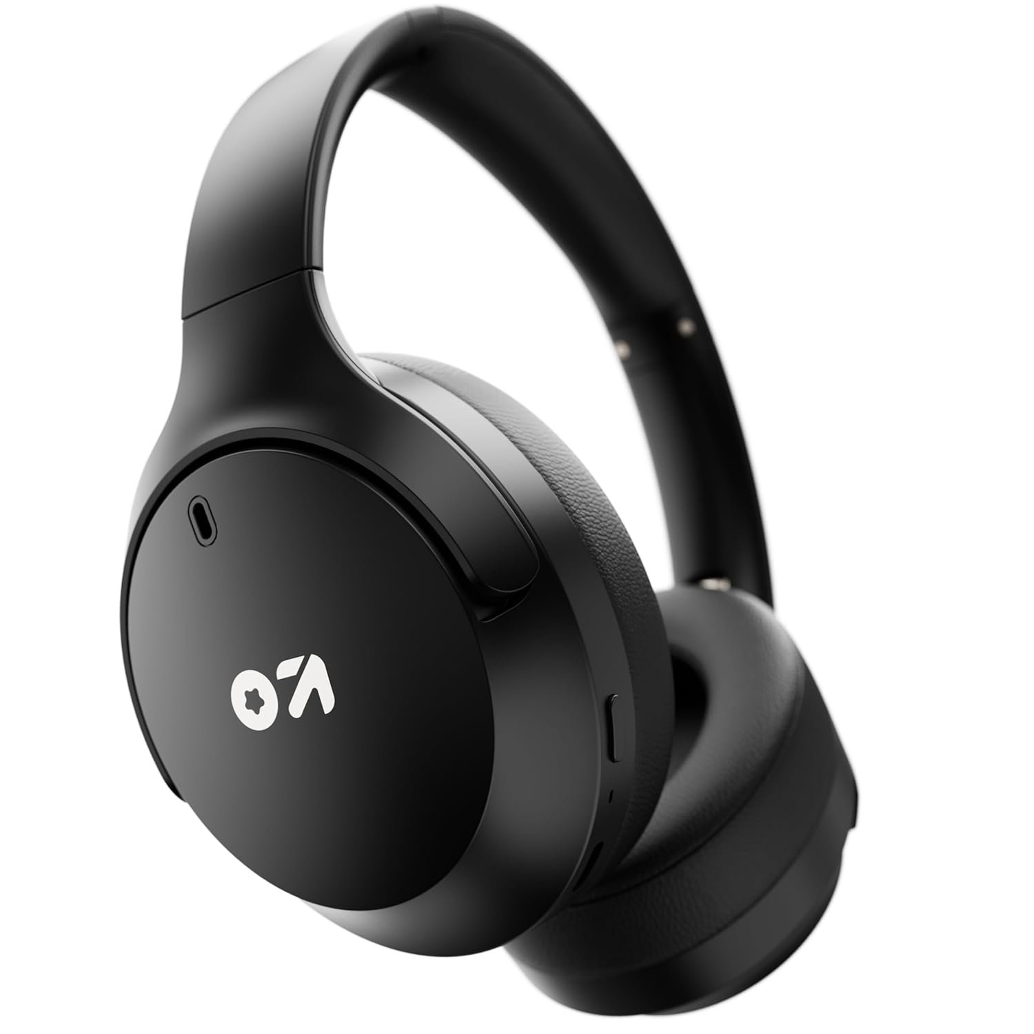 Boult GOBOULT (Formerly Made in India Q Over Ear Bluetooth Headphones with 70H Playtime, 40mm Bass Drivers, Zen™ ENC Mic, Type-C Fast Charging, 4 EQ Modes, IPX5 Headphones Wireless with mic (Black) - Image 2