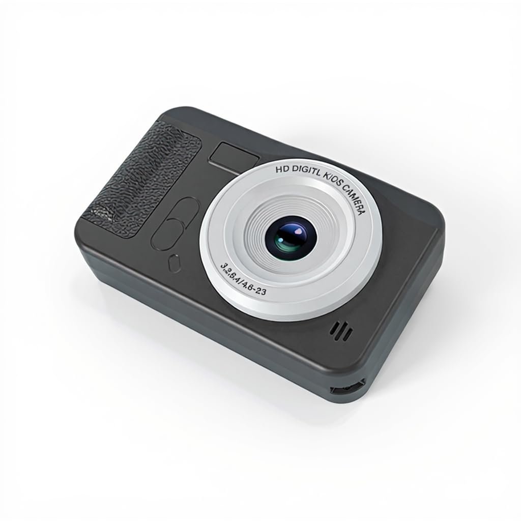 Digital Camera | HD Dual-Camera with Periscope Lens, 8MP CMOS, Manual Control, Lithium Battery, TF Card Slot PVC Build, Black, Ideal for - Image 2