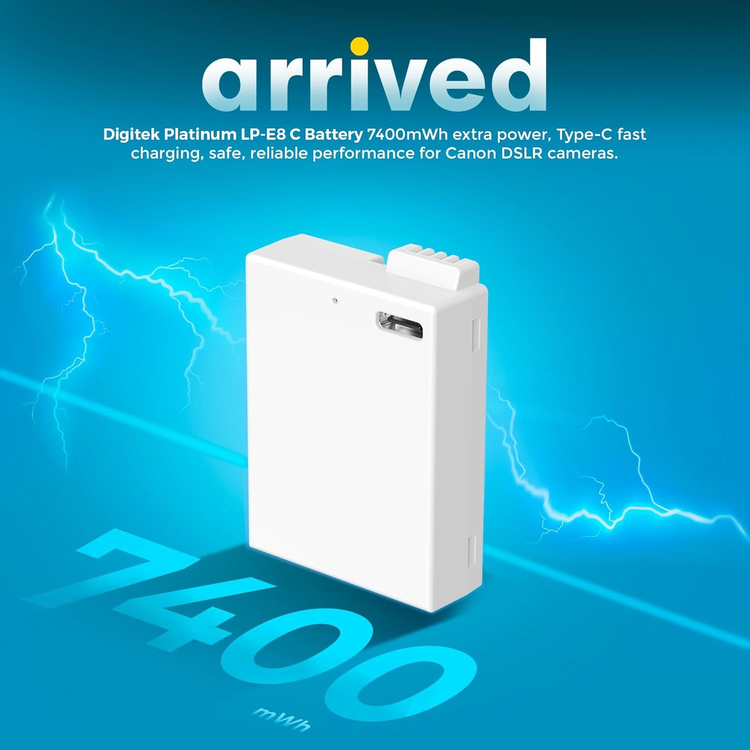Digitek Platinum Camera Battery LP E8 Type C - Image 2