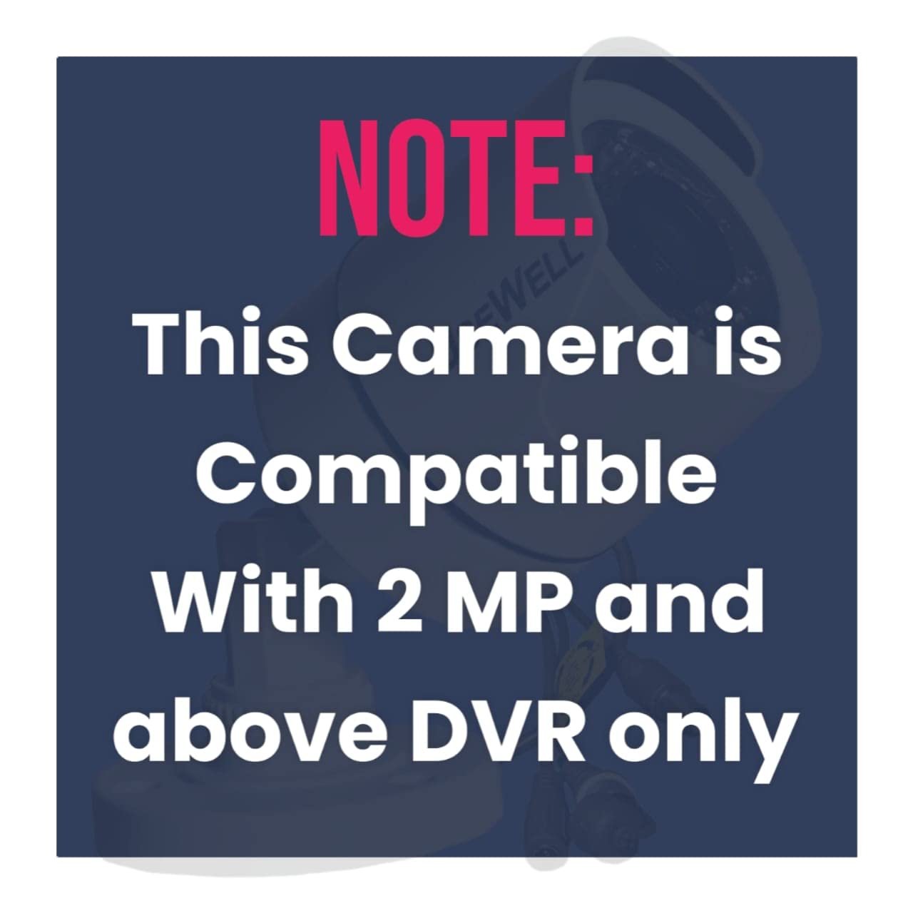 HIKVISION 2Mp Indoor Wired Color Camera for Dvr Ds-2Ce5Ad0T-Itp Eco Bnc/Dc, White - 1080P - Image 2