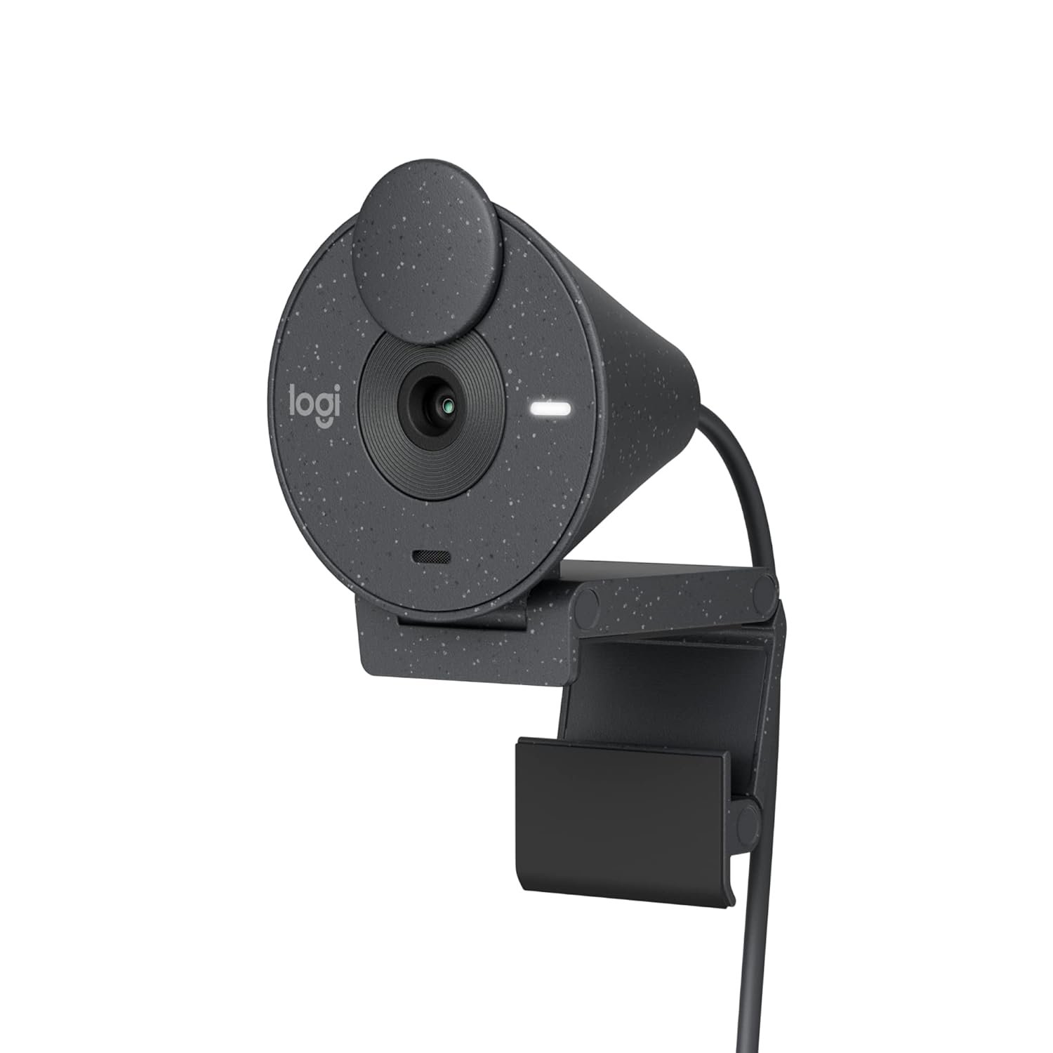 Logitech Brio 300 Full Hd Webcam with Privacy Shutter, Noise Reduction Microphone, USB-C, Certified for Zoom, Microsoft Teams, Google Meet, Auto Light Correction - Graphite - Digital - Image 2