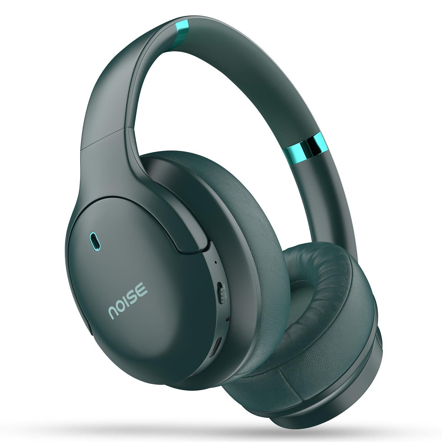 Noise Airwave Max 4 Wireless Over Ear Headphones with 70H Playtime, ENC, 40mm Driver, Low Latency(up to 40ms), Dual Pairing, BT v5.4 (Tropical Teal) - Image 2