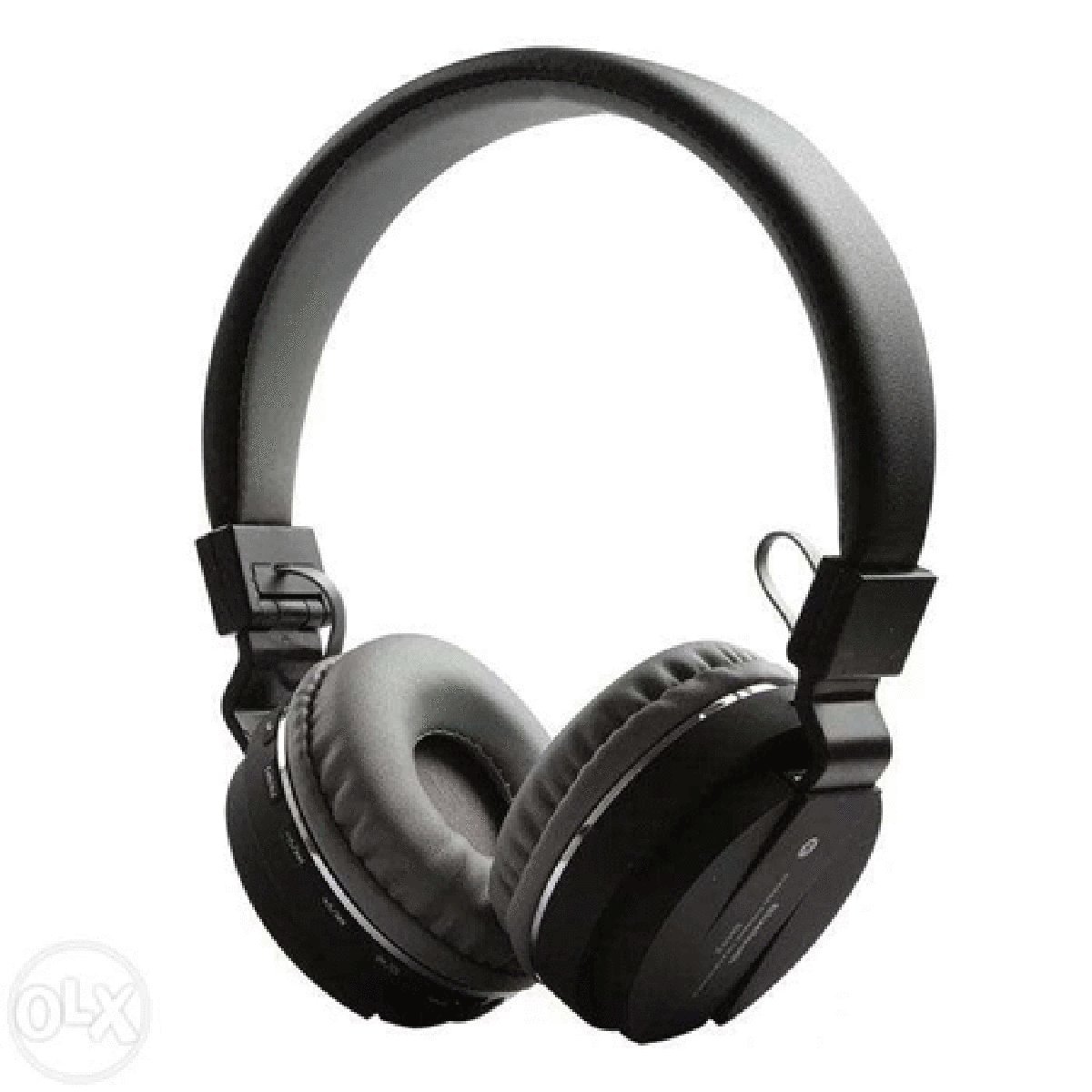 PremiumAV SH12 Wireless Bluetooth Over The Ear Headphone with Mic (Black) - Image 2