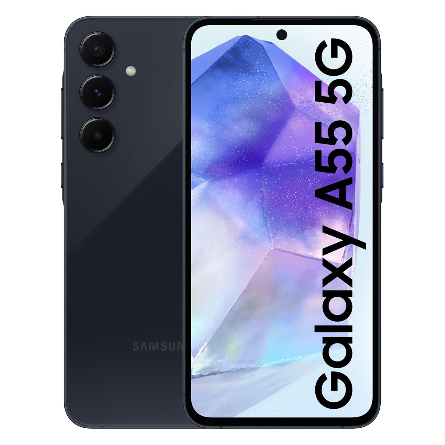 Samsung Galaxy A55 5G (Awesome Navy, 8GB RAM, 256GB Storage) | AI | Metal Frame | 50 MP Main Camera (OIS) | Super HDR Video| Nightography | IP67 | Corning Gorilla Glass Victus+ | sAMOLED Display - Image 2