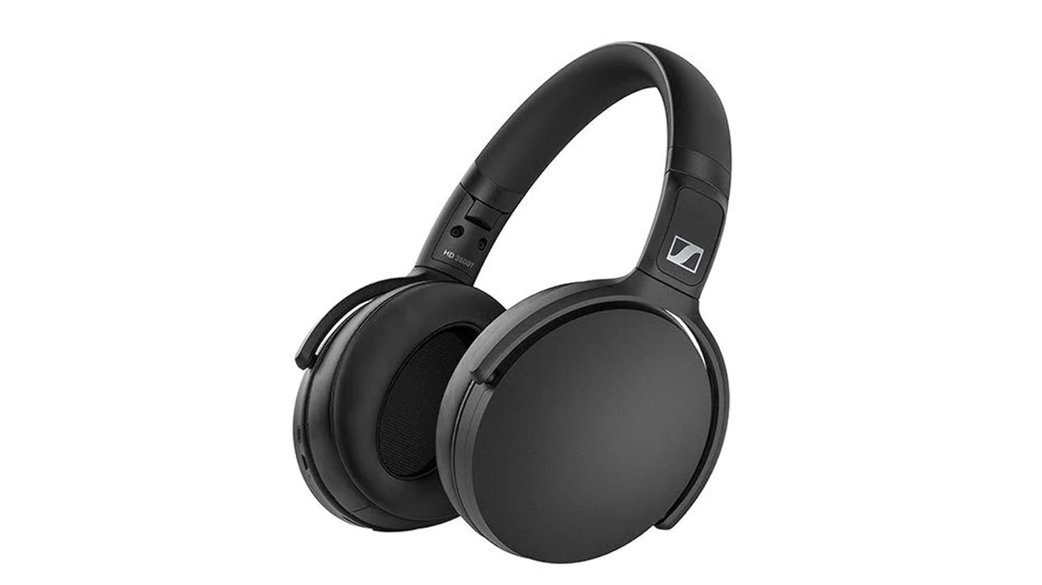 Sennheiser HD 350BT Wireless Headphones, German Design, Upto 30H Battery, Comfortable & Lightweight Over Ear Design, Built-in Mic for Clear Calls, Fast Charging, 2Y Warranty, Black - Image 2