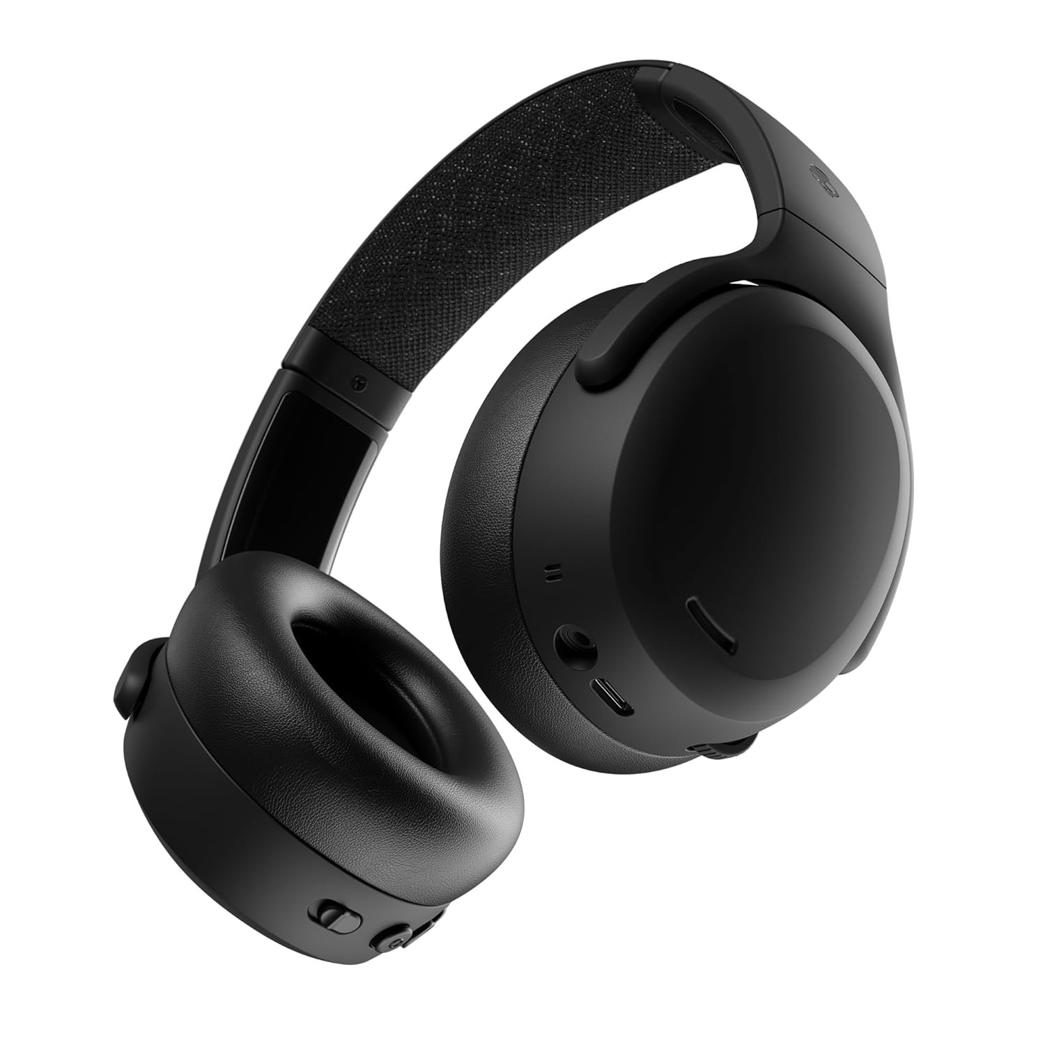 Skullcandy Crusher ANC 2 Over-Ear 4-Mic Active Noise Cancelling Wireless Headphones with 100 dB Sensory Bass, 40mm Drivers, Dual-Device Pairing, 50Hr Battery, Alexa Enabled – Black - Image 2