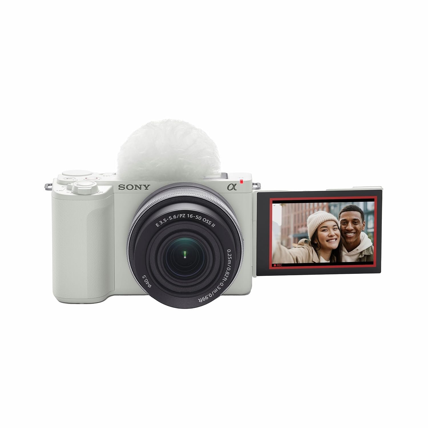 Sony Alpha ZV-E10M2K 26 MP Interchangeable Lens Mirrorless Vlog Camera for Creators (16-50mm Power Zoom Lens) | APS-C Sensor | 4K 60p with 10bit 4:2:2 Recording - (White) - Image 2