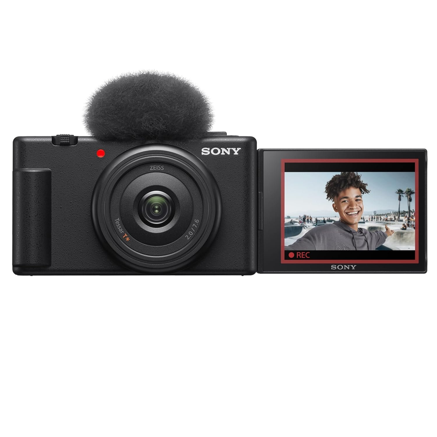 Sony Digital Camera ZV-1F for Content Creators with Ultra-Wide 20mm Prime Lens | Soft Skin Feature | Bokeh | Creative Look | Active Mode Stabilisation -Black - Image 2