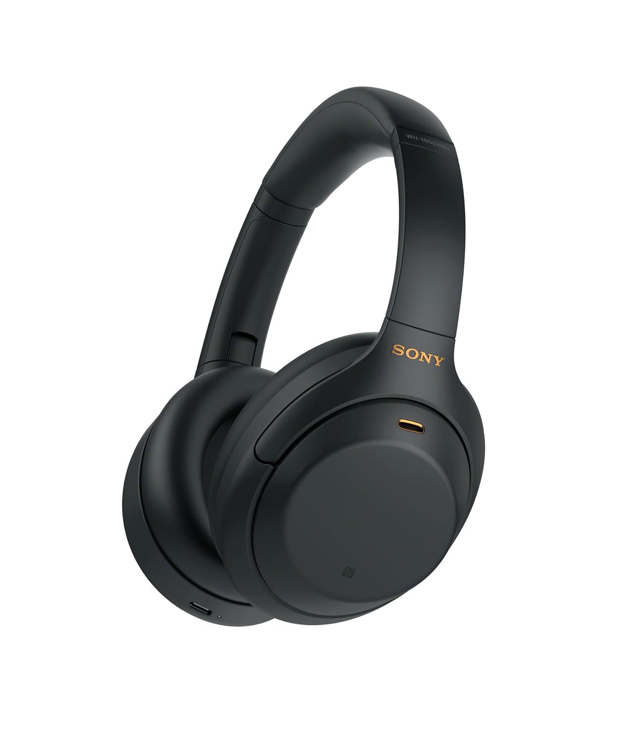 Sony WH-1000XM4 Industry Leading Wireless Noise Cancellation Bluetooth Over Ear Headphones with Mic for Phone Calls, 30 Hours Battery Life, Quick Charge, AUX, Touch Control and Voice Control - Black - Image 2