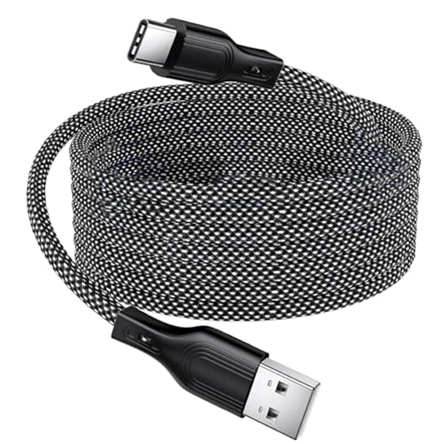 Sounce USB A to Type C Fast Charging Cable 65W 3.1A Power Delivery Charger Cord with 480 Mbps High-Speed Data Transfer Nylon Braided Heavy-Duty Charging Cable for Smartphones, Tablets, and Laptops - Image 2