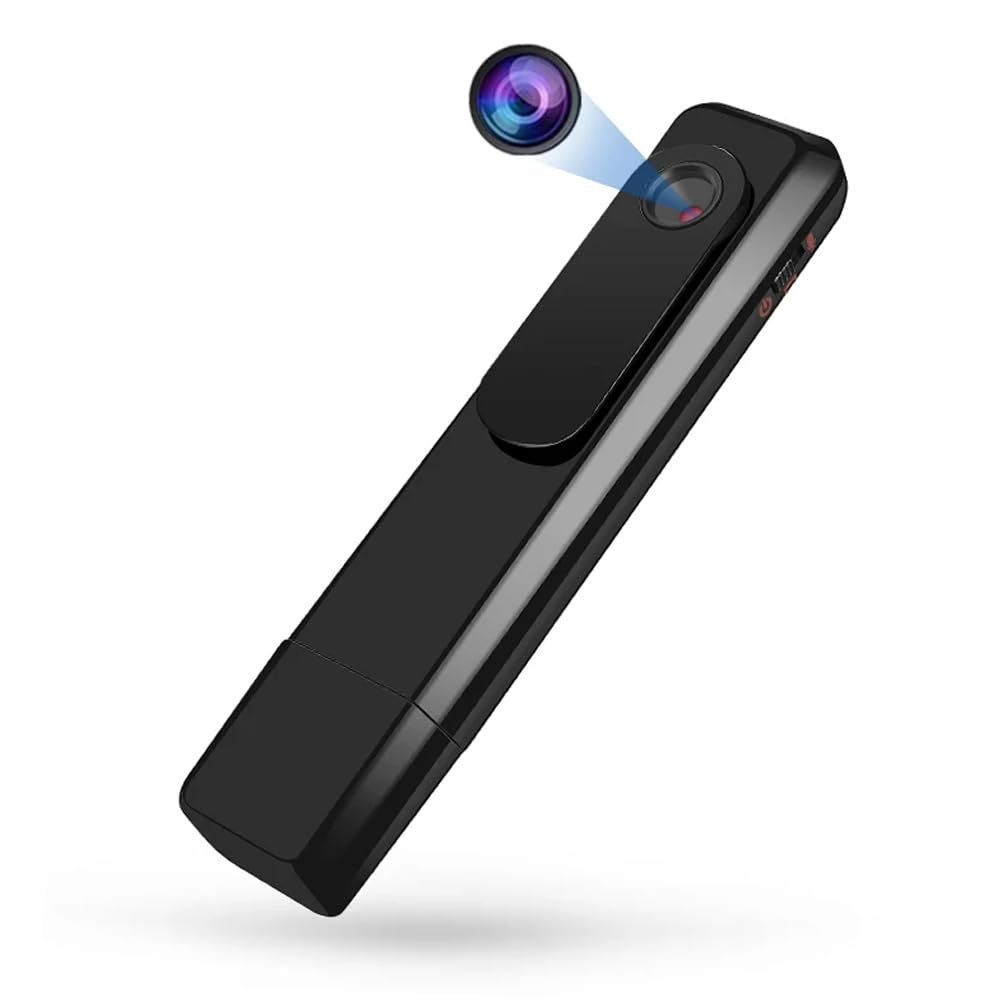 TECHNOVIEW 1080p Pocket Camera Full HD Video Recording with Audio Portable Cam with Free 32Gb Sd Card Included Secret Camera for Home Security, No WiFi Needed Indoor/Outdoor Surveillance Camera - Image 2