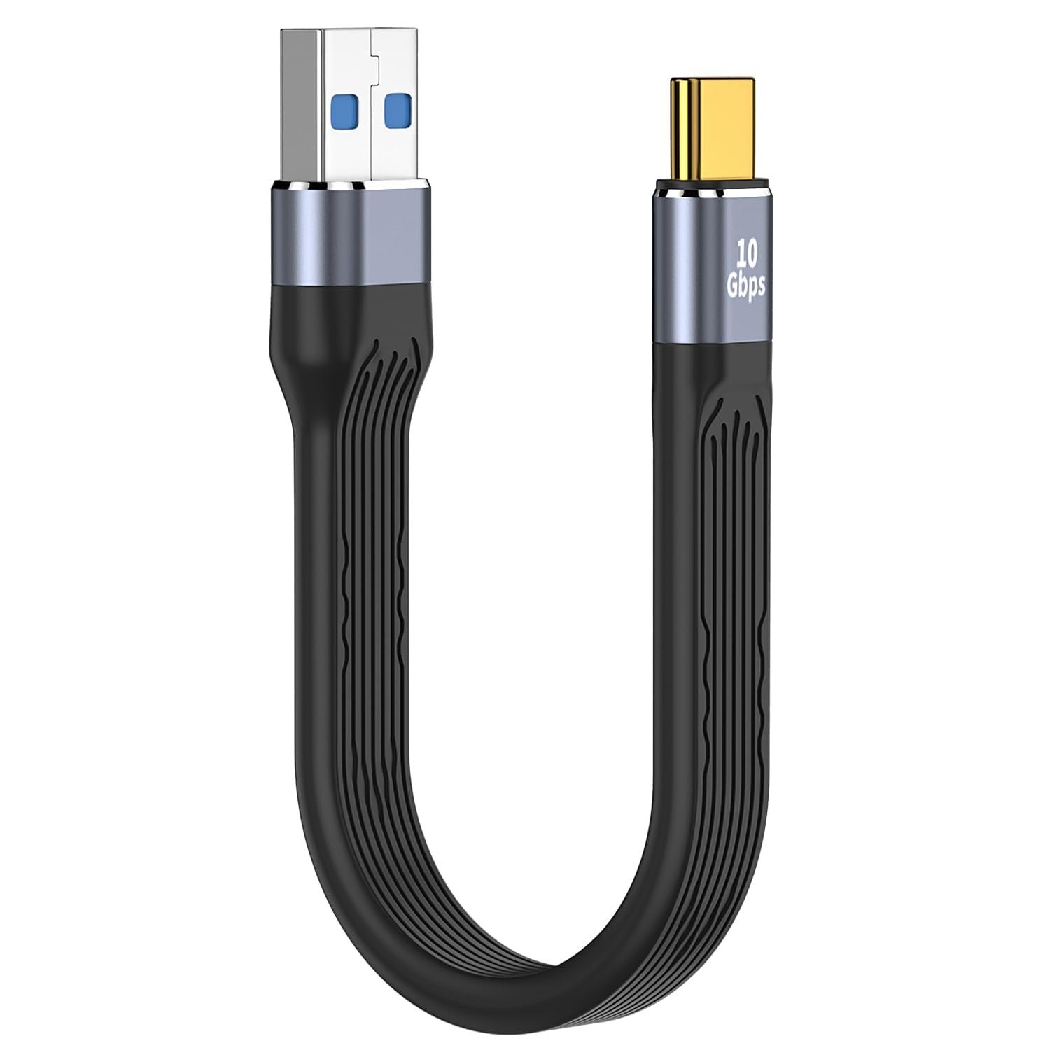 Tobo SB C Cable 5.3 inch, USB A to USB C 60W Fast Charging Cable Supports 10Gbps Data Transfer for Portable SSD, Power Bank, Android Auto, Laptop, Tablet, Phone (TD-1171CC) - Image 2