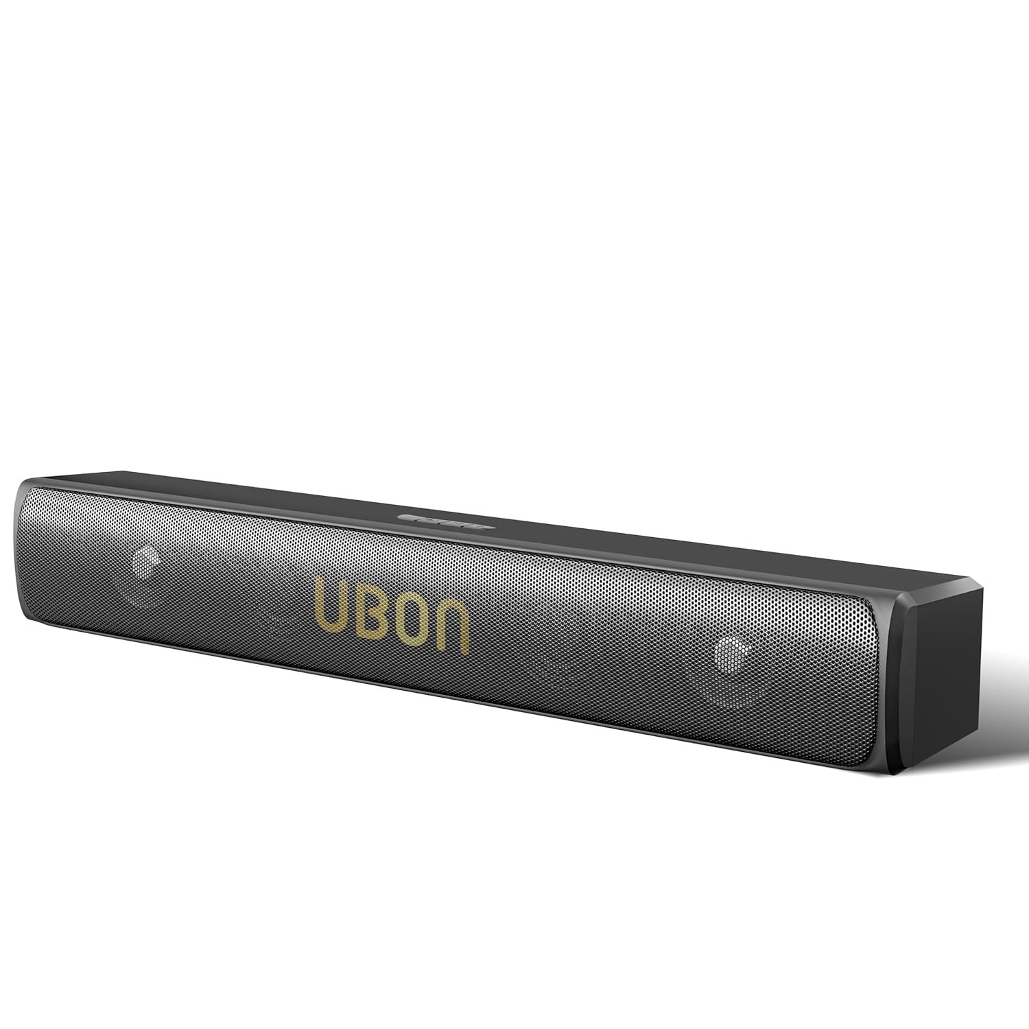 UBON Badshaah 20W BT Soundbar with 10 Hours Playtime | Bluetooth 5.3 & USB Connectivity | 2000 mAh Battery | 2X Bass (Black) - Image 2