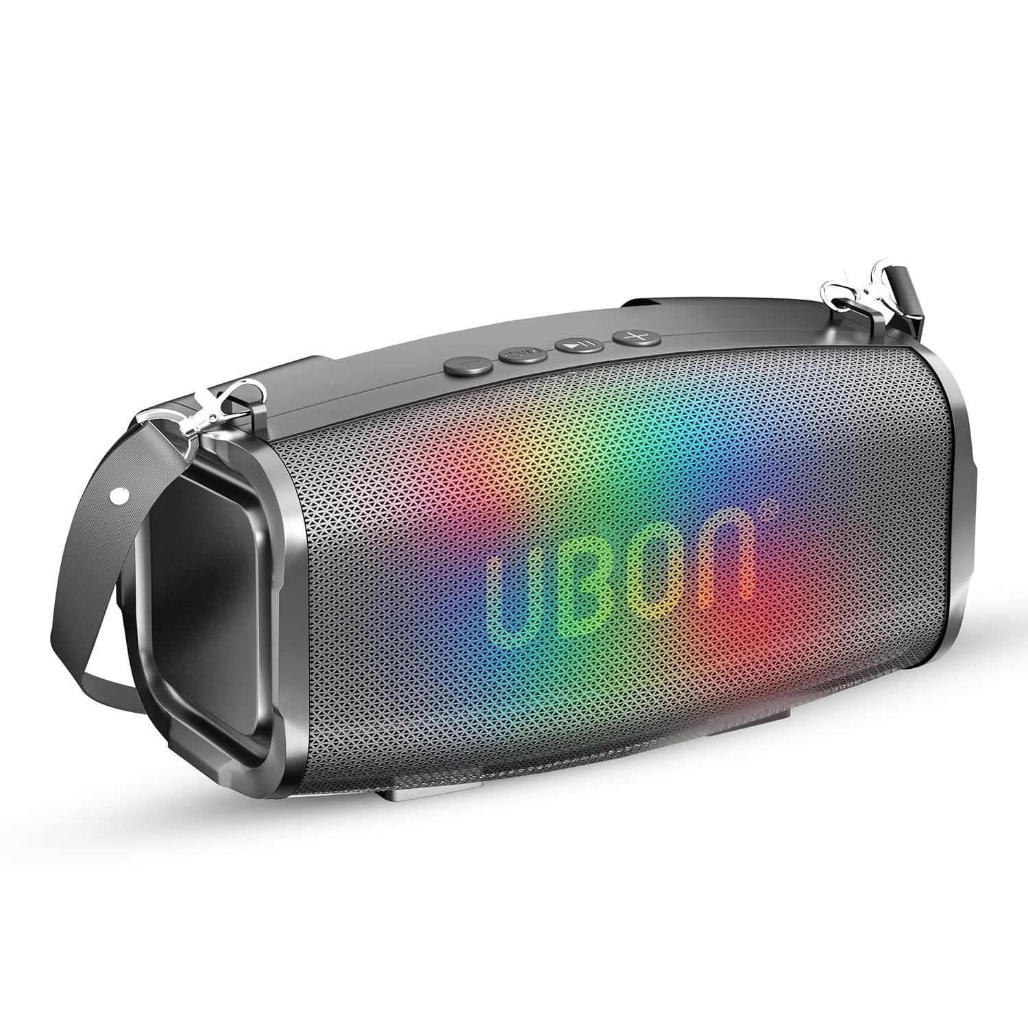 UBON Shahenshah SP-65, 20 watt Portable Bluetooth Speaker, 10 Hours Long Playtime, RGB Lights, Multiple Connectivity Wireless Party Speaker (Black) - Image 2