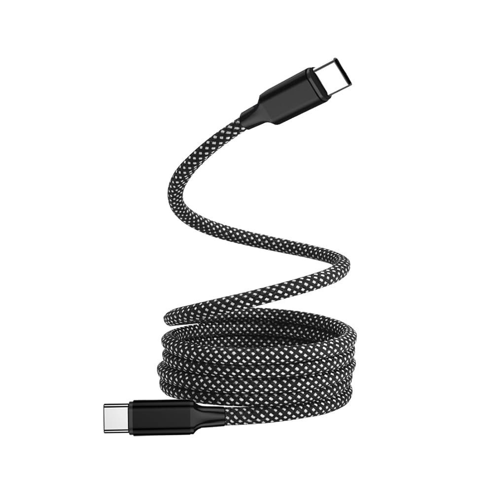 UNIGEN USB Type C to USB C Cable Fast Charging Cord, On The Go Magnetic Charging Cable for Car, Compatible with iPhone 16 Pro Max, 15, Galaxy S21 S20 Ultra, Up to 60W 3.9FT/1.2M - Image 2