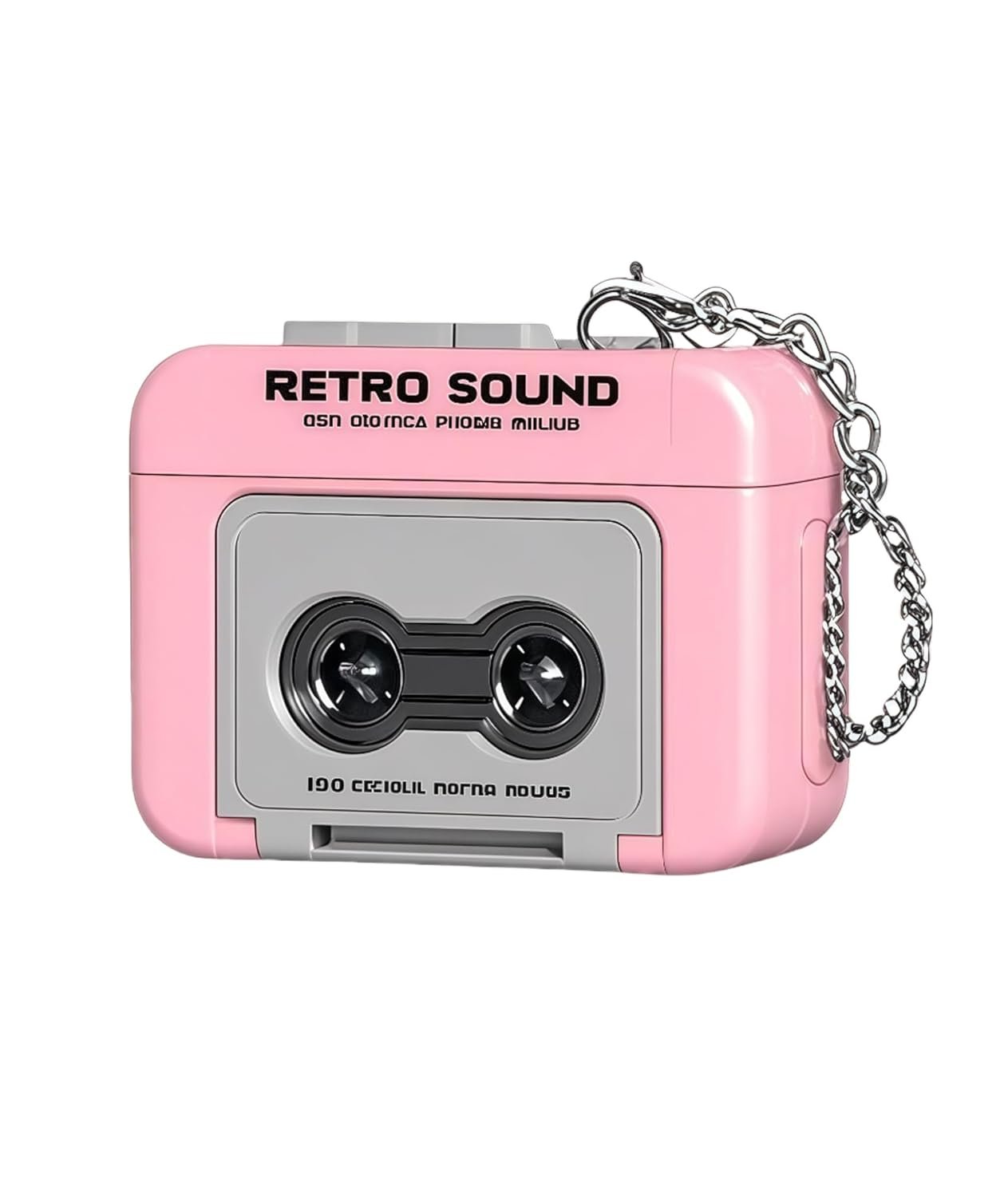 Vintage Keychain, Mini Camera Keychain, Camera Pink Retro Design with Functional Button, Collectible Miniature Photography Accessory - Image 2