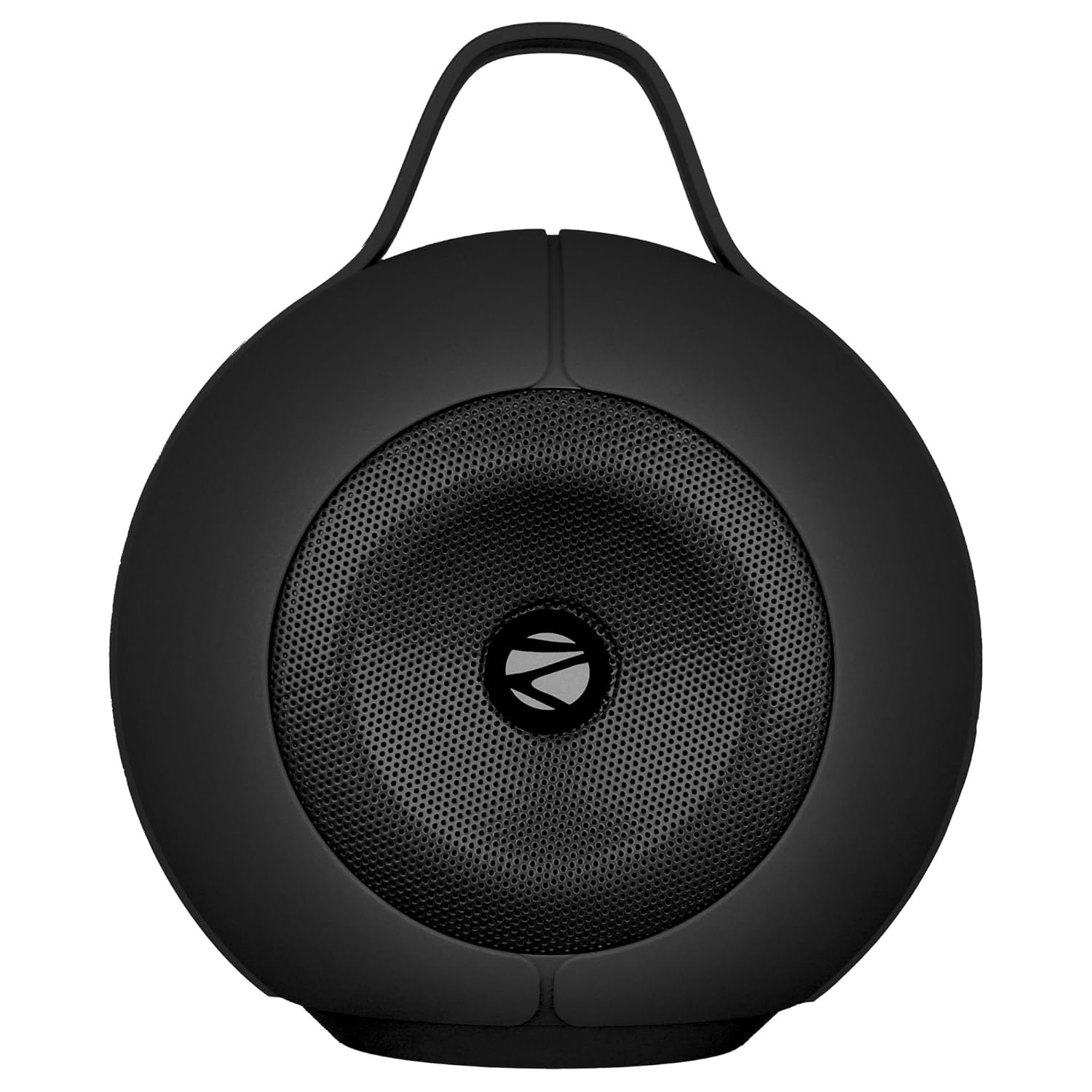ZEBRONICS Sound POD 30 Portable Bluetooth Speaker, 12 Watts, Upto 8 Hours Playback, Passive Radiator, BTv5.3 | mSD | TWS | Splash Proof, RGB LED, Carry Handle, Deep Bass (Black) - Image 2