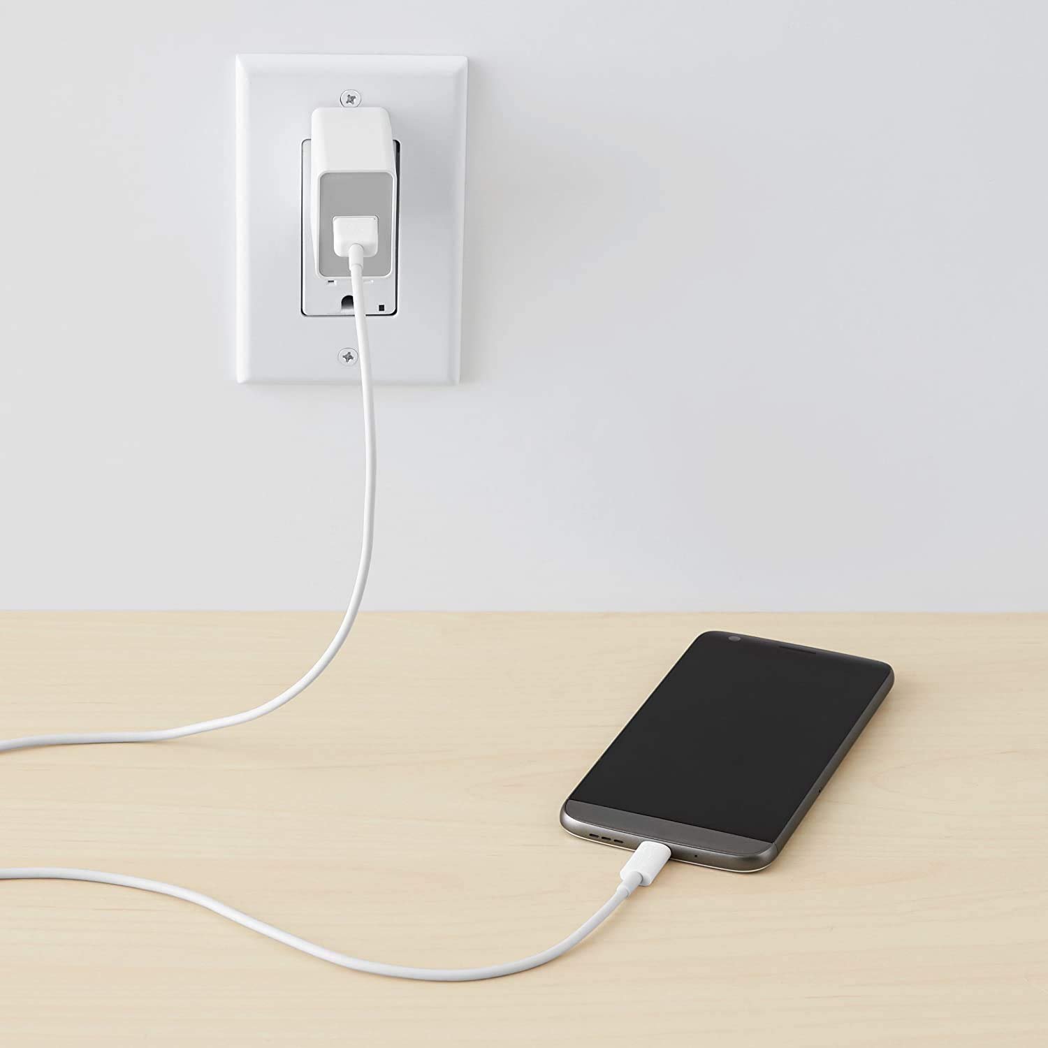 CARE CASE USB 2.0 To USB C Cable,USB To USB C Fast Charging Cable with Data Transfer Compatible With Android Phones. (Type C To USB Cable),White - Image 4