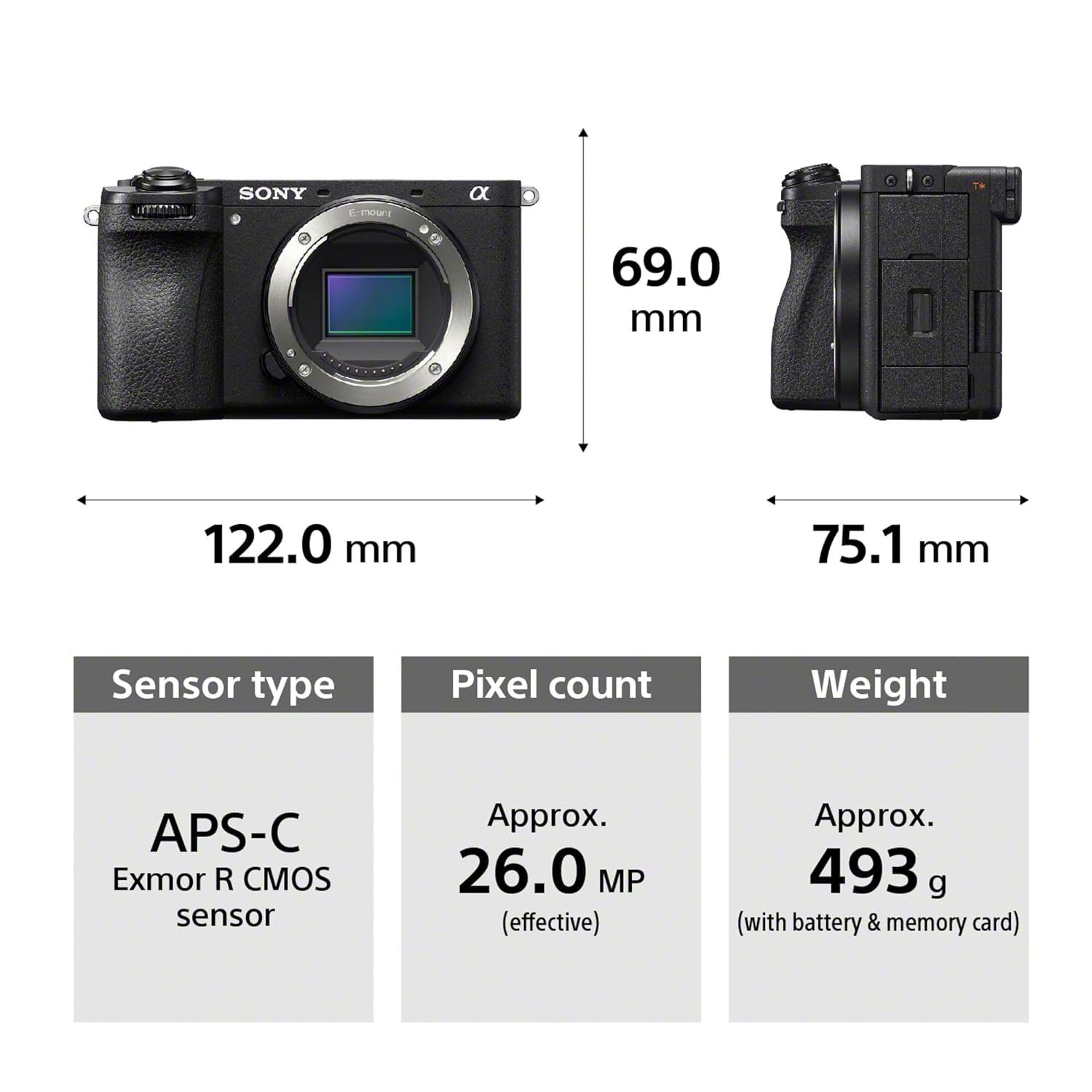 Sony Alpha ILCE-6700K (Previously ILCE-6700L) with Upgraded SEL16-50 (Ver 2) Power Zoom Lens | APS-C Interchangeable-Lens Mirrorless Camera |26.0 MP 4K 60p Recording - Black - Image 4