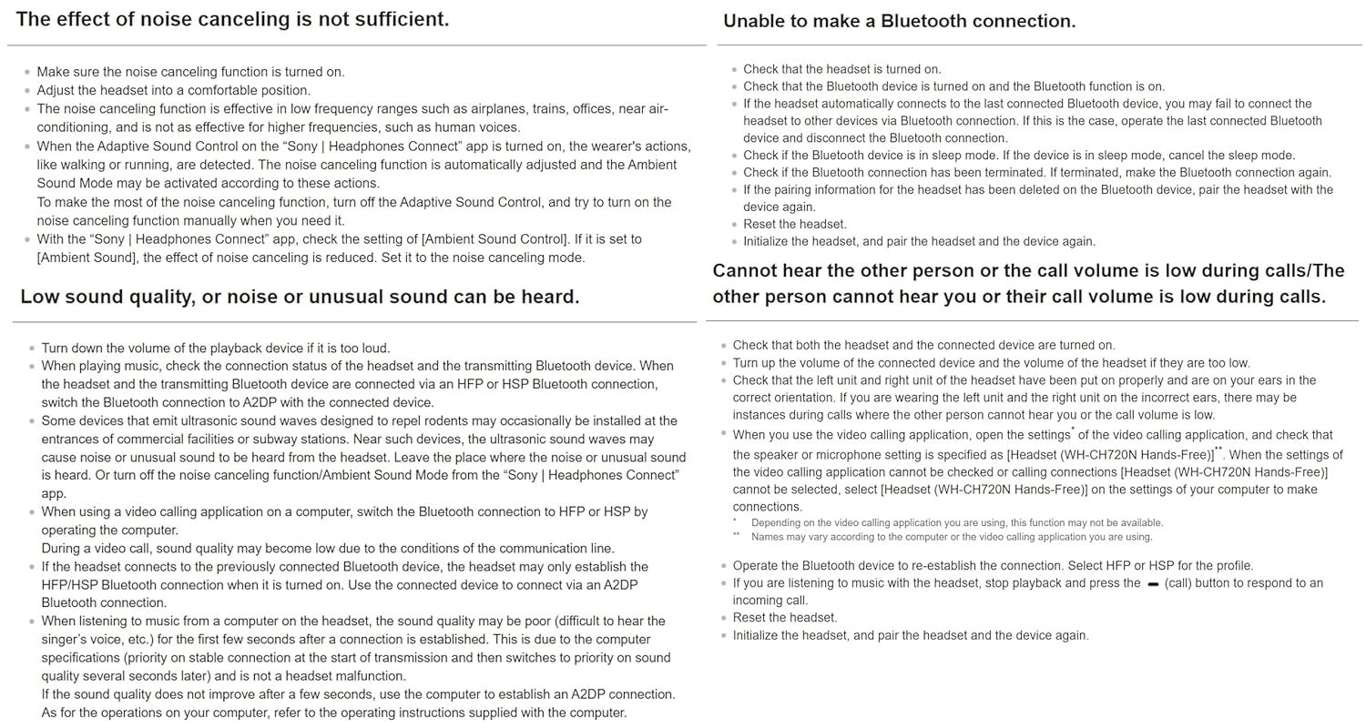 Sony WH-CH720N Active Noise Cancellation Wireless Bluetooth Over Ear Headphones with Mic, Adaptive Sound Control, Quick Charge, Up to 35Hrs Battery, Customized EQ- Black - Image 3