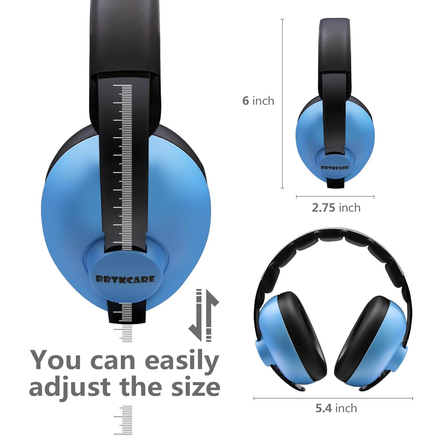 Baby Ear Protection Noise Cancelling HeadPhones for Babies for 3 Months to 2 Years (Blue) - Image 3