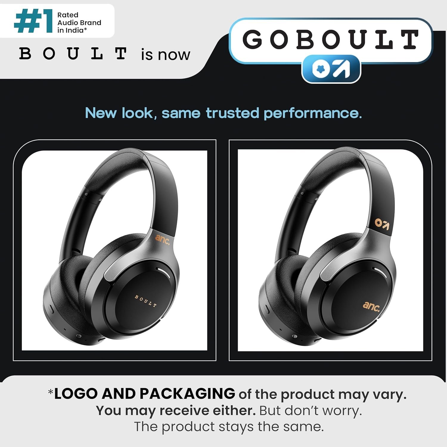 New Newly Launched Anchor Bluetooth Wireless Over Ear Headphones with Mic, Active Noise Cancellation, 72H Playtime, AUX, Type-C Fast Charging, 40mm Bass Drivers, ANC Headphones - Image 3