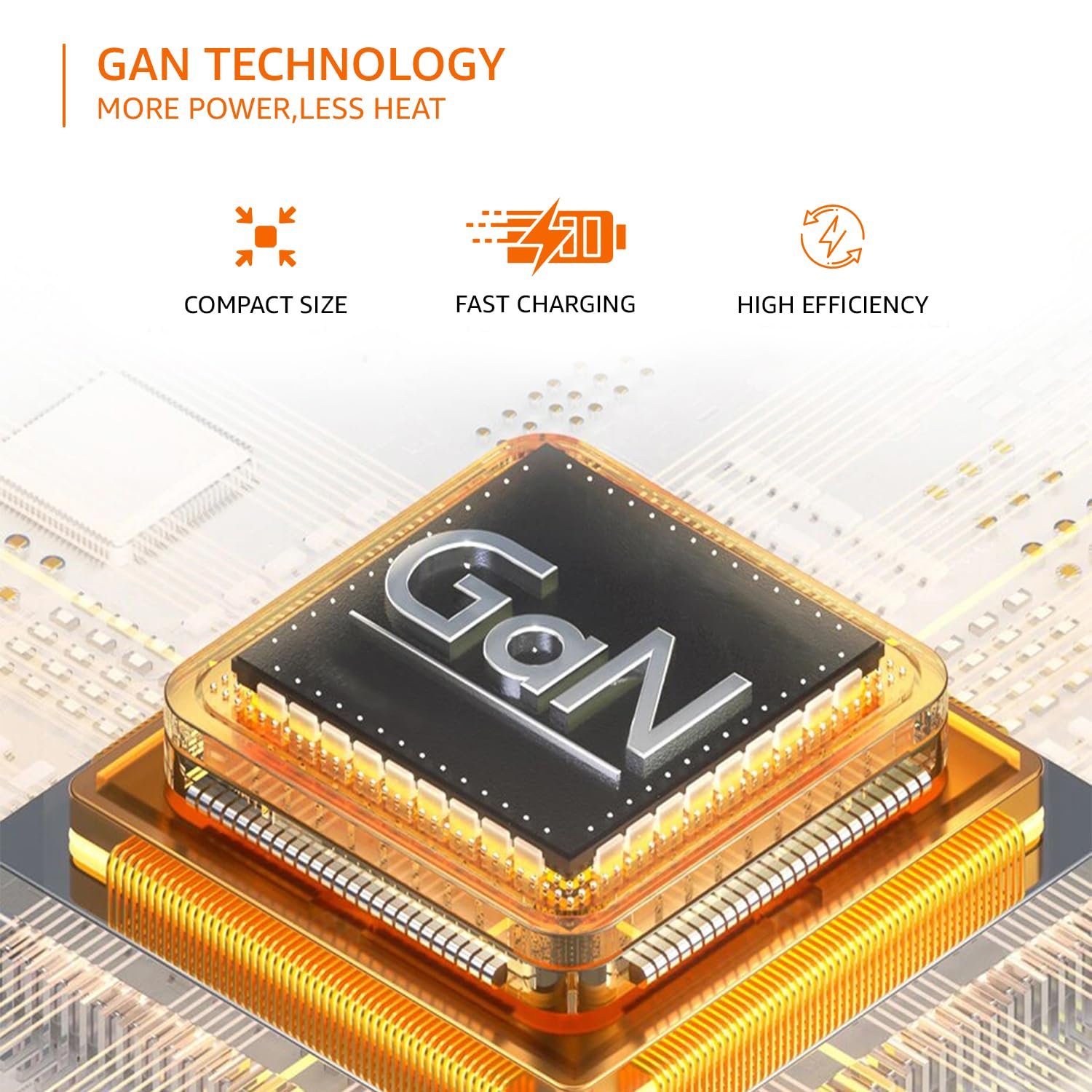 Amazon Basics 100W 4-Port GaN Charger | PD QC3.0 QC4.0 PPS Fast Charging Compact Adapter with Foldable Pins, for MacBook Pro Air 16'/14'/13', iPhone Series, Samsung S Series, iPad Pro/Air - Black - Image 3