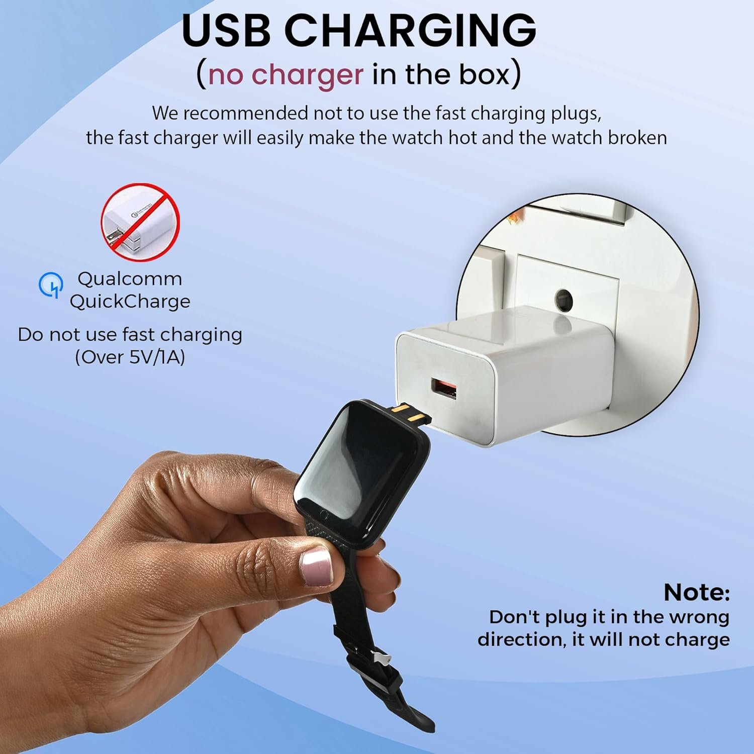 Bouncefit D20 Y68 Fitness Band Smart Watch for Men, Women, Boys, Girls, Kids – Single Touch Interface, Water Resistant, Workout Modes, Quick Charge Sports Smartwatch – O Black - Image 4