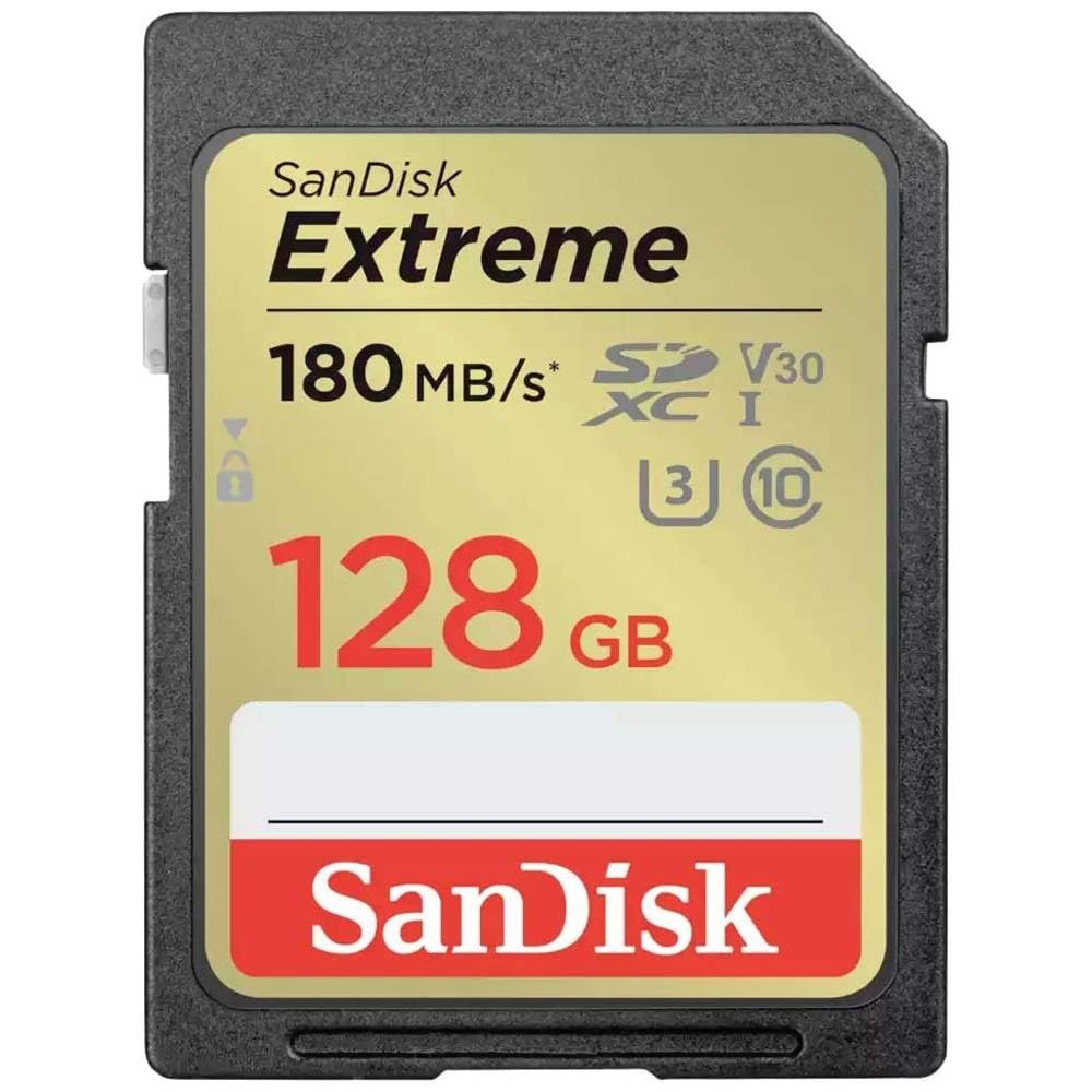 SanDisk Extreme SD UHS I 128GB Card for 4K Video for DSLR and Mirrorless Cameras 180MB/s Read & 90MB/s Write - Image 3