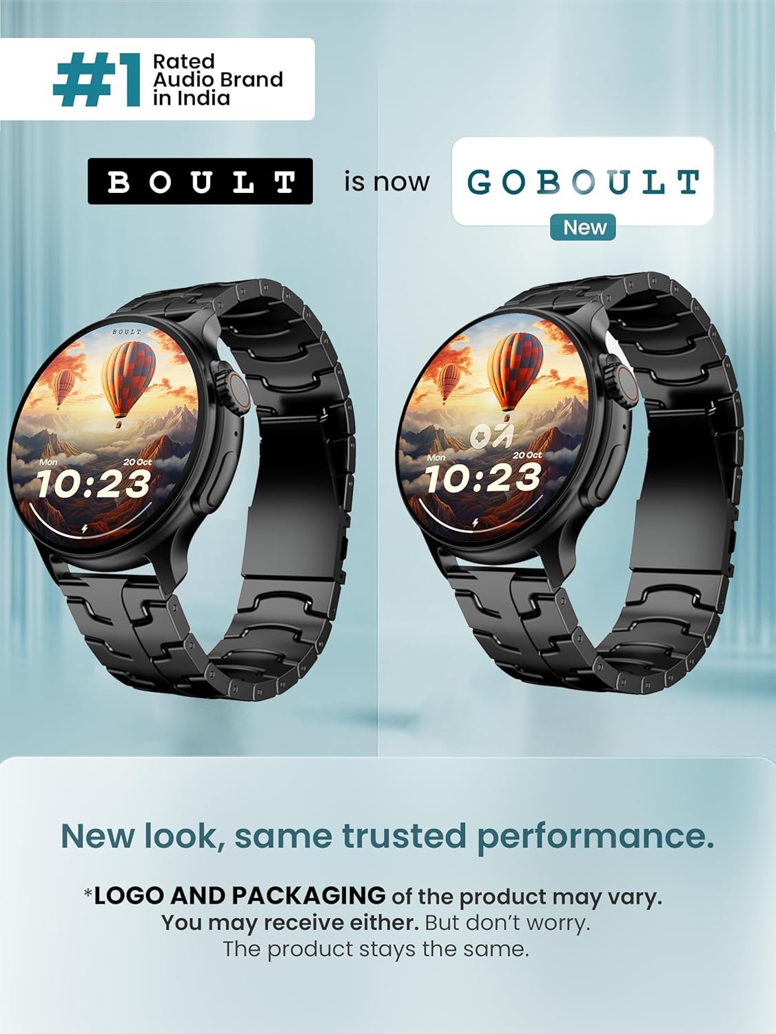 GOBOULT Crown R Pro 2 Smartwatch 1.43''HD AMOLED Display,BT Calling 5.2,600Nits Brightness,IP67,150+Watchfaces, 120+Sports Modes, AI Voice Assistant, SpO2 Monitoring(Charcoal Black) - Image 3